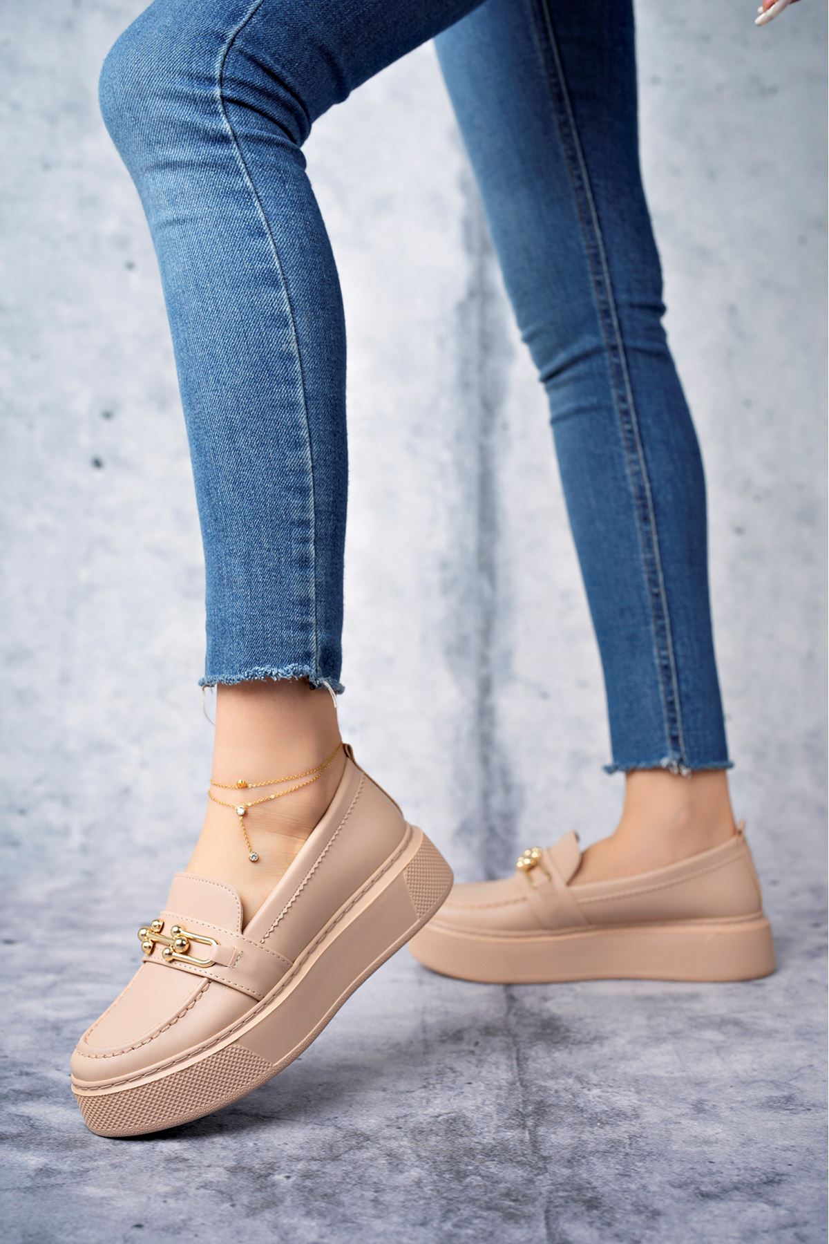 Freemax Kadın  Günlük Oxford Ayakkabı Abb.1502 Nut