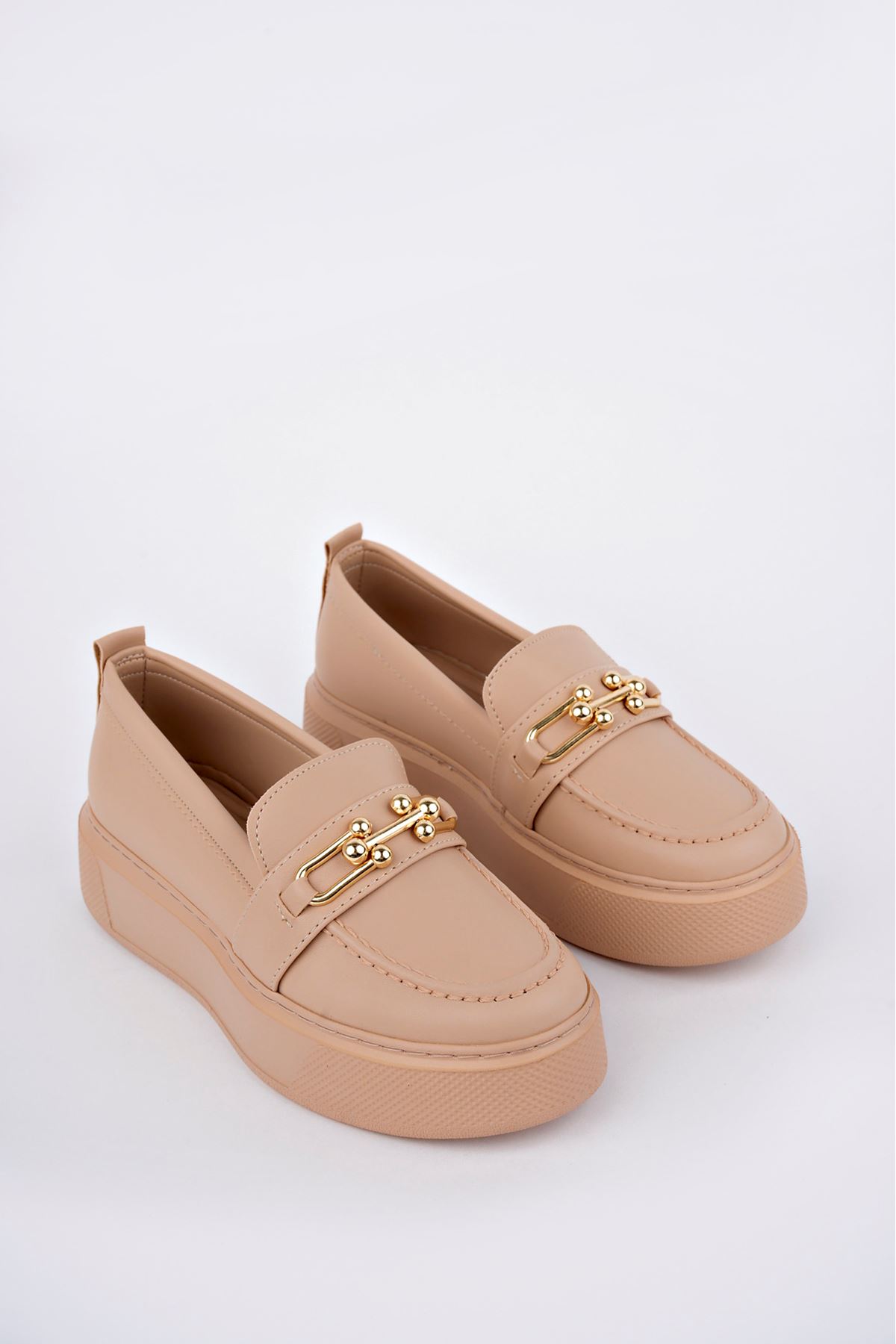 Freemax Kadın  Günlük Oxford Ayakkabı Abb.1502 Nut