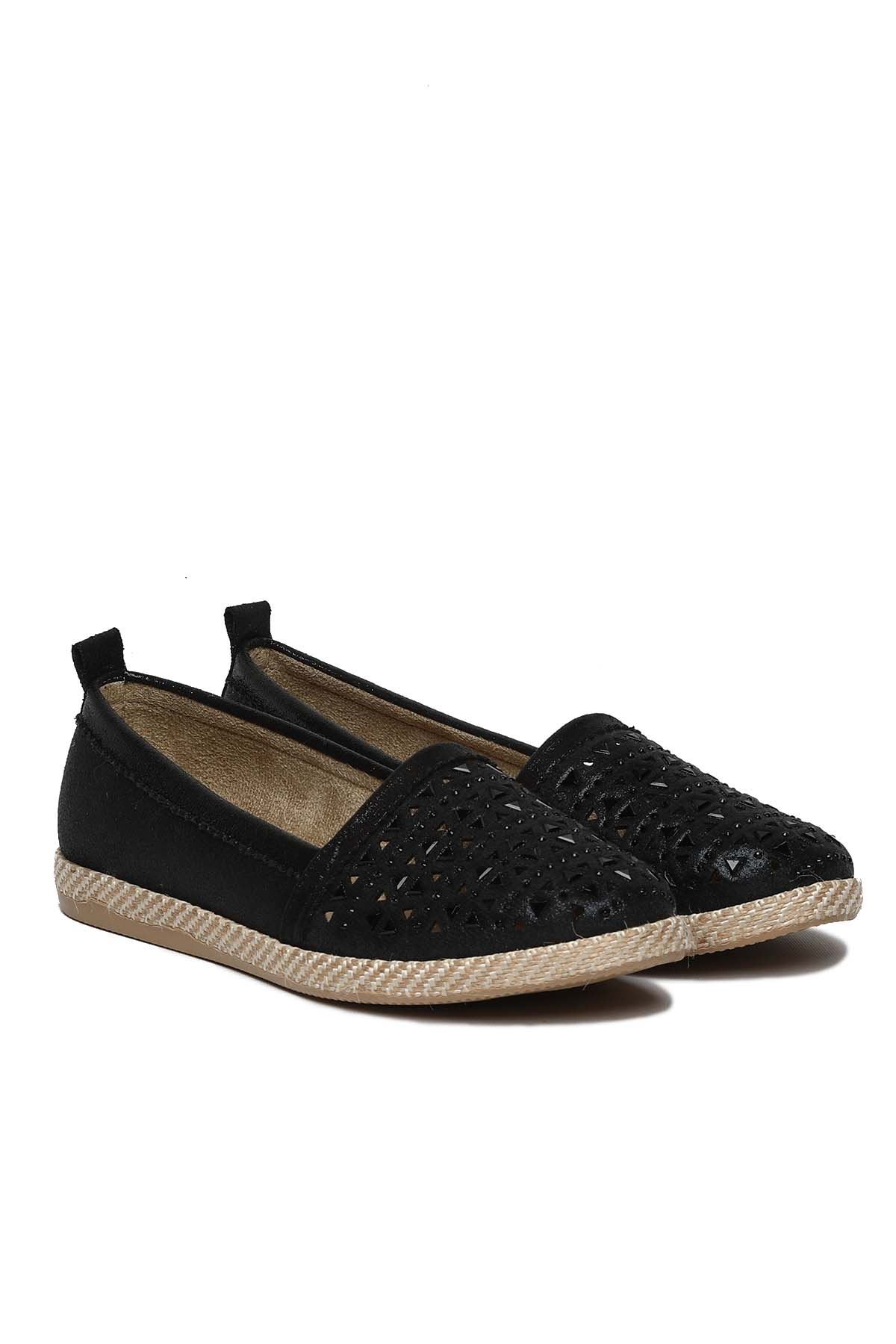 Freemax Günlük Comfortable Kadın Babet Ayakkabı Platin