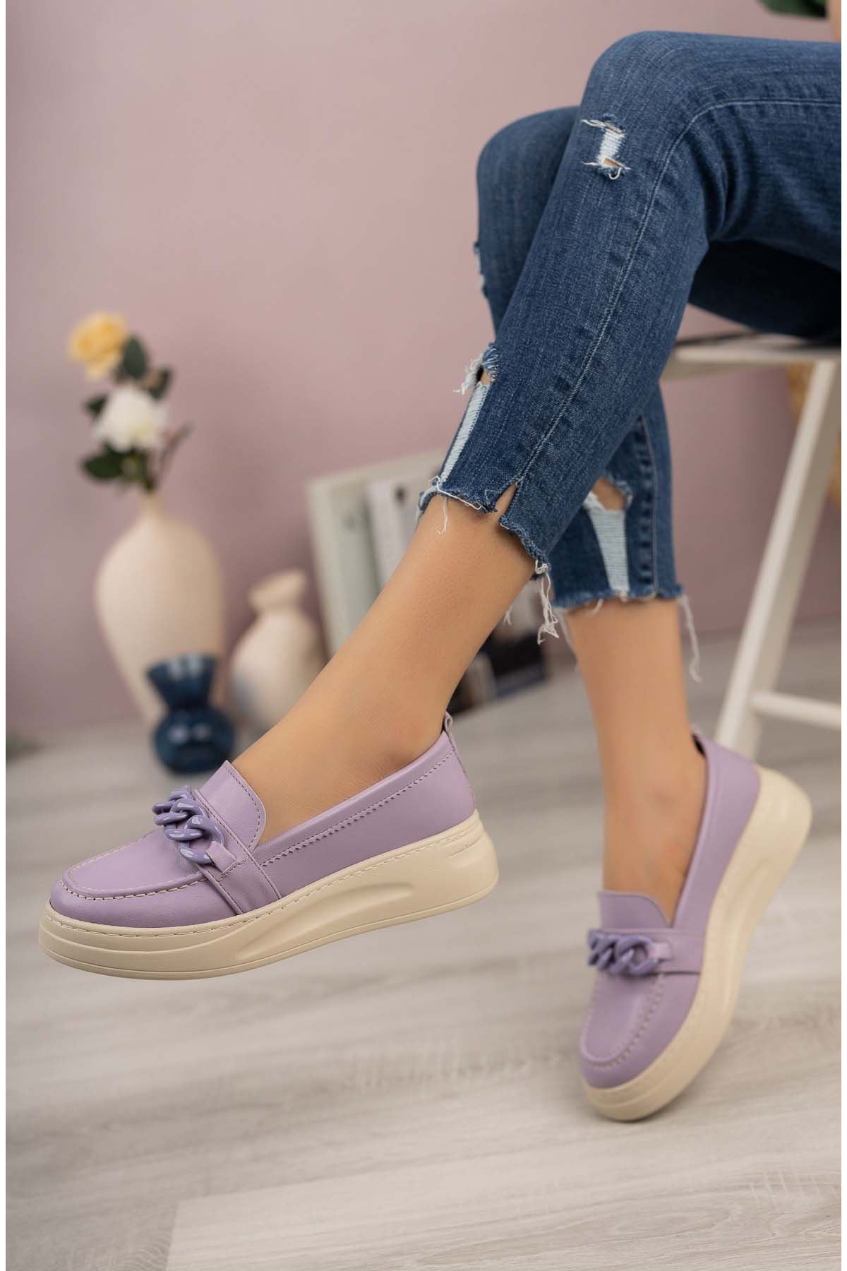 Freemax Kadın Günlük Casual Ayakkabı Abb.2022.501 Lila