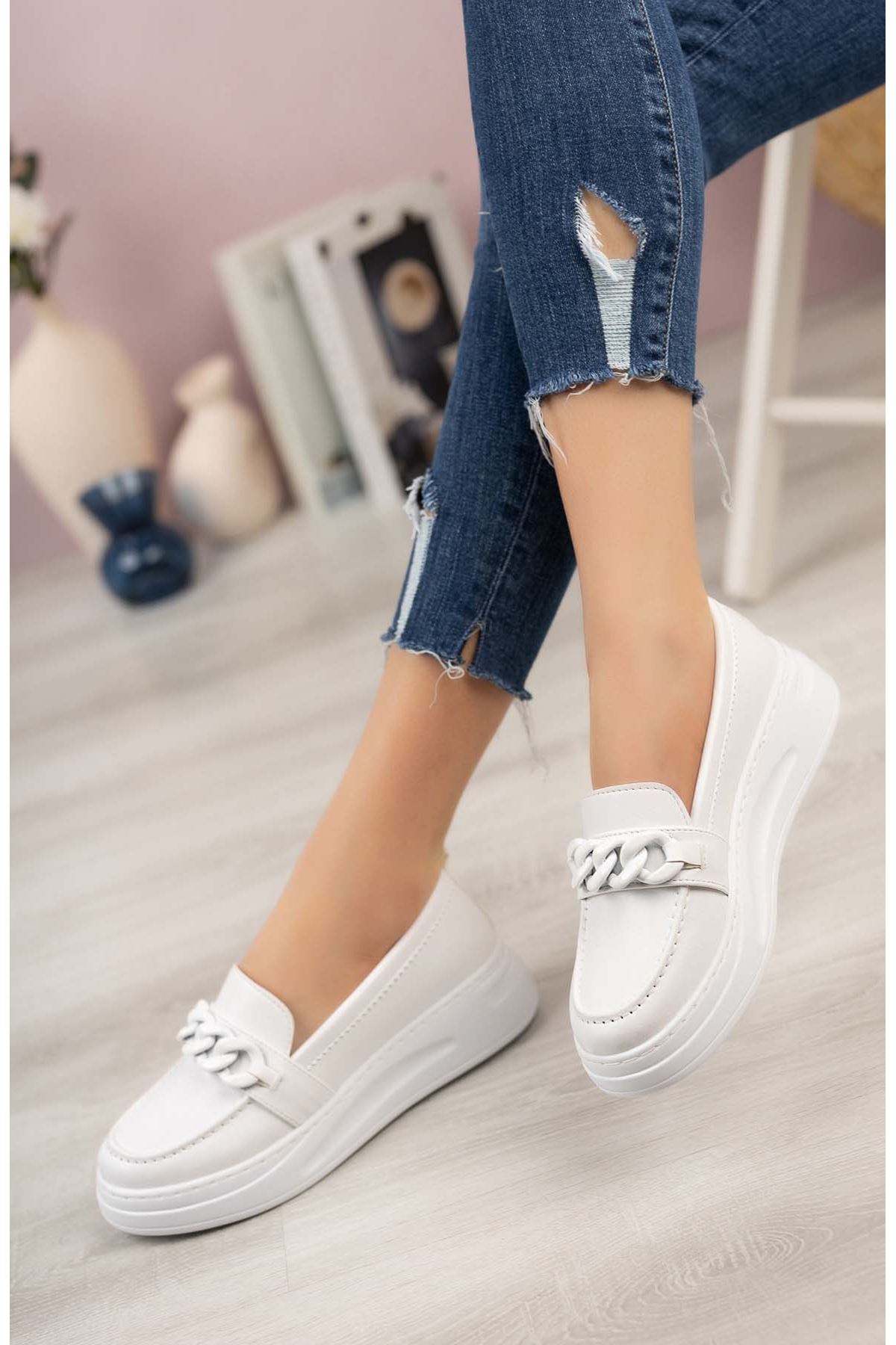 Freemax Kadın Günlük Casual Ayakkabı Abb.2022.501 Beyaz