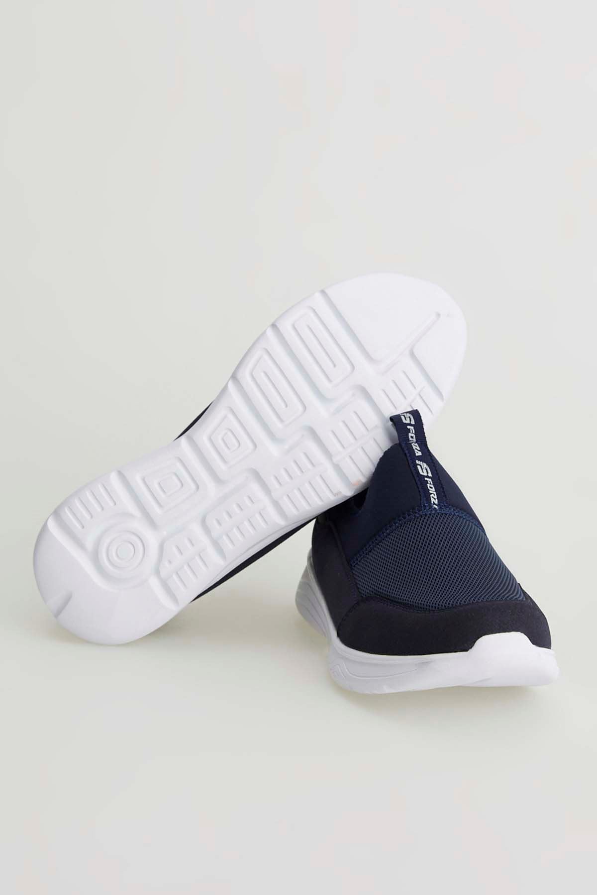 Freemax Unisex  Hafif Esnek Rahat Spor Sneaker Ayakkabı 1612 LACİVERT BEYAZ