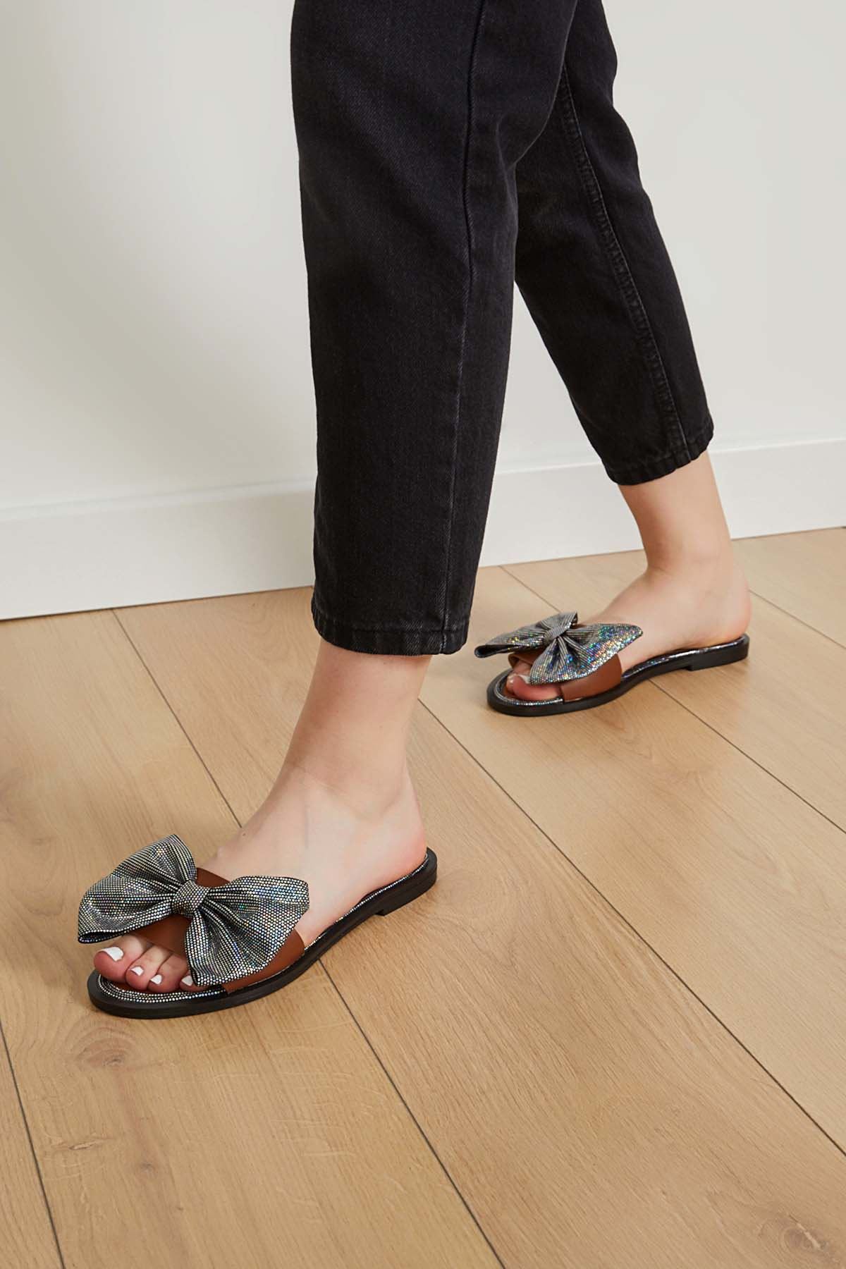 Freemax Kadın Outdoor Günlük Terlik Gümüş