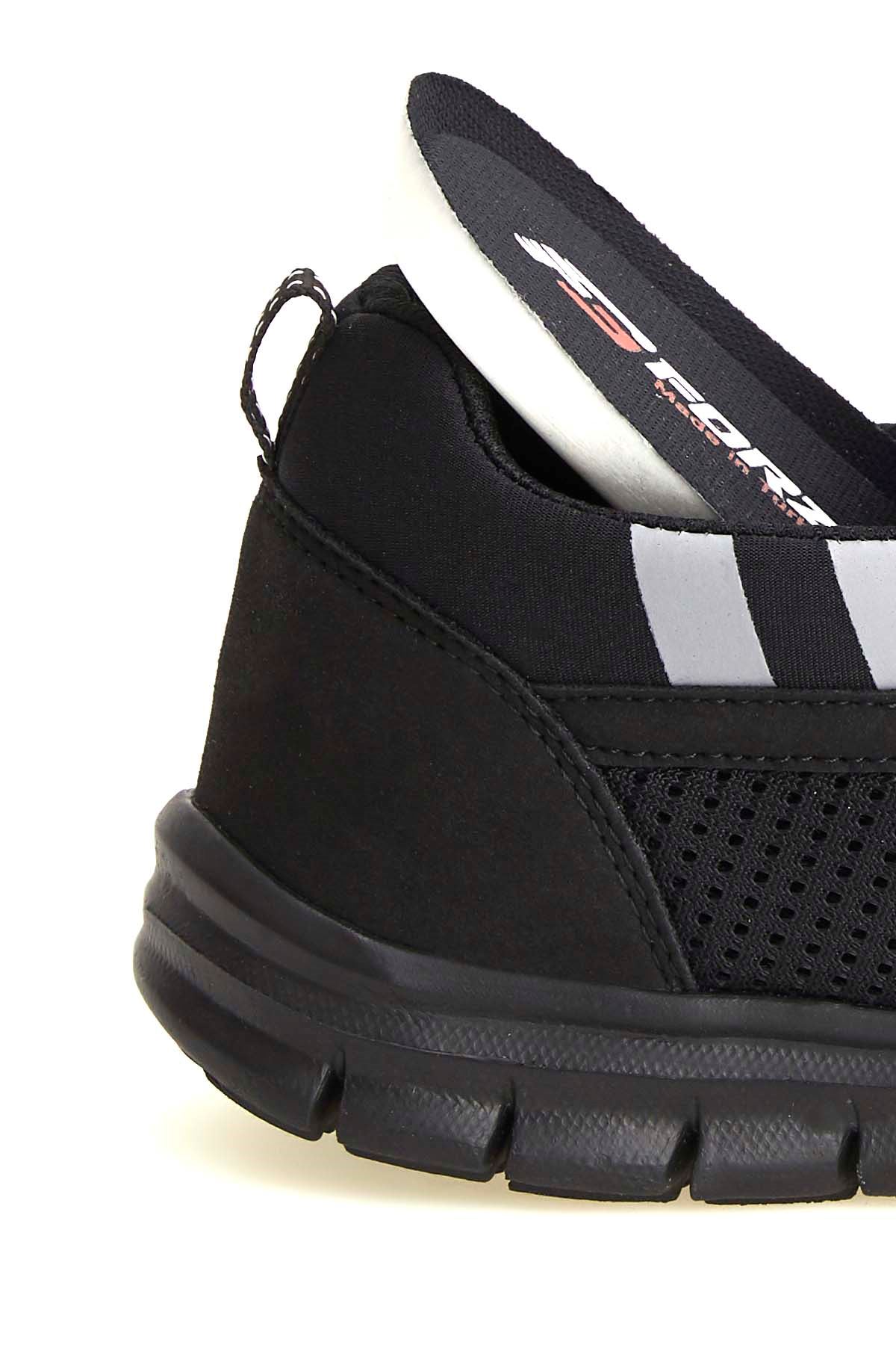 Freemax Unisex  Konforlu Yürüyüş Spor Sneaker Ayakkabı SİYAH SİYAH