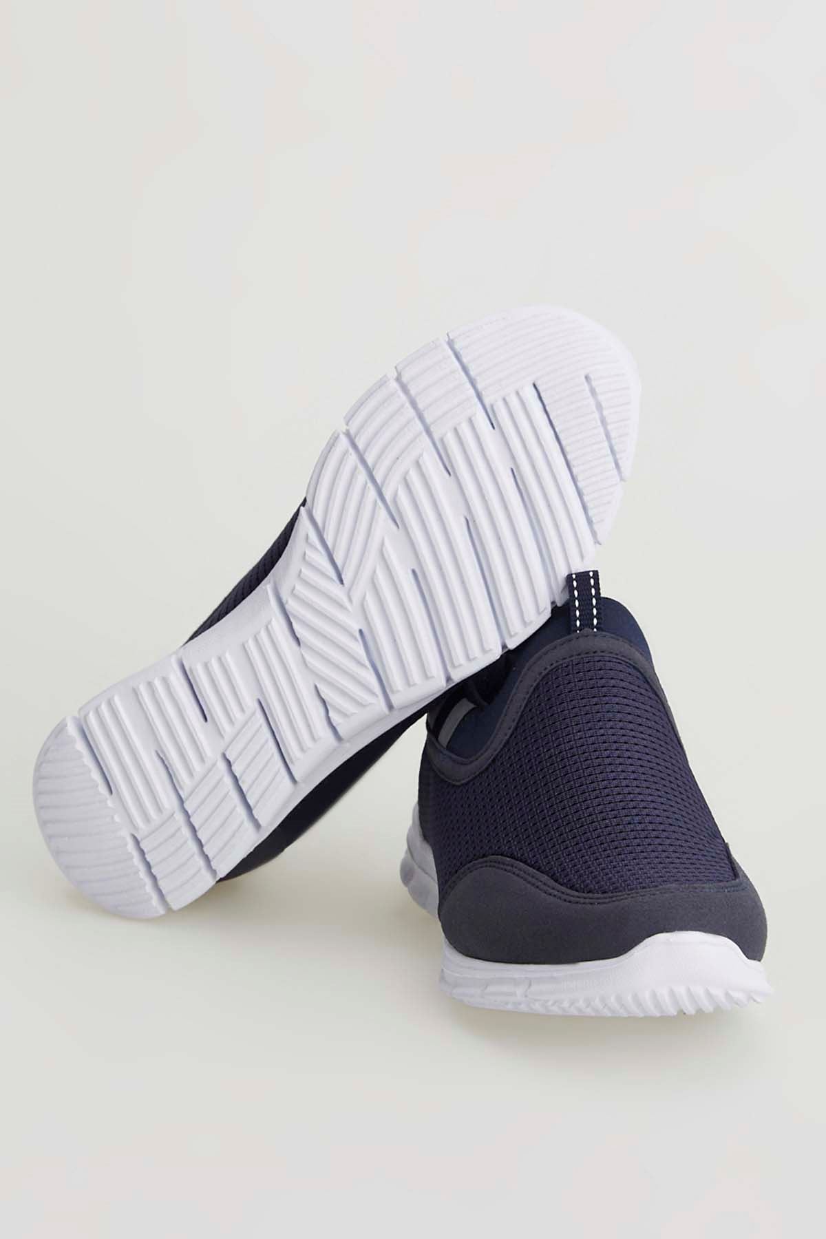 Freemax Unisex  Konforlu Yürüyüş Spor Sneaker Ayakkabı LACİVERT BEYAZ