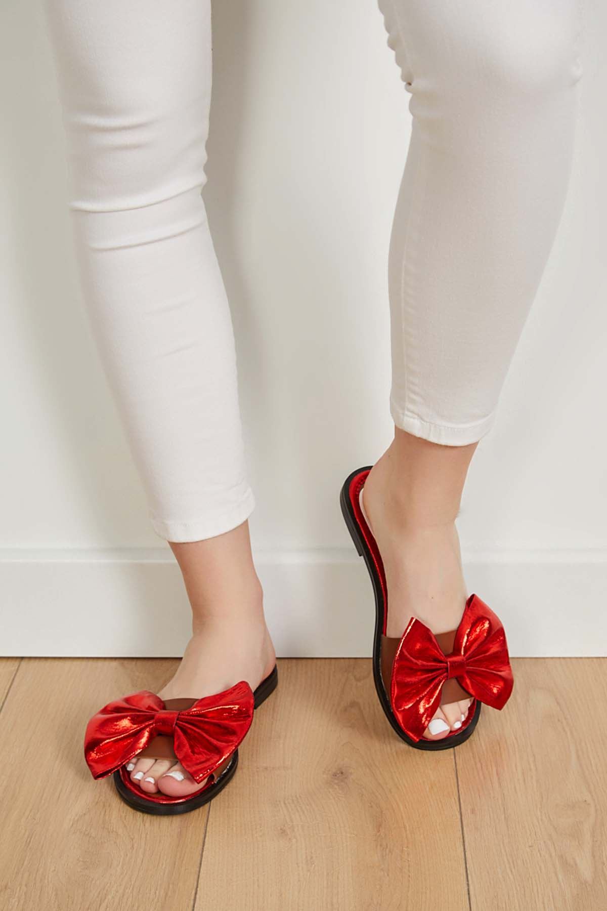 Freemax Kadın Outdoor Günlük Terlik KIRMIZI