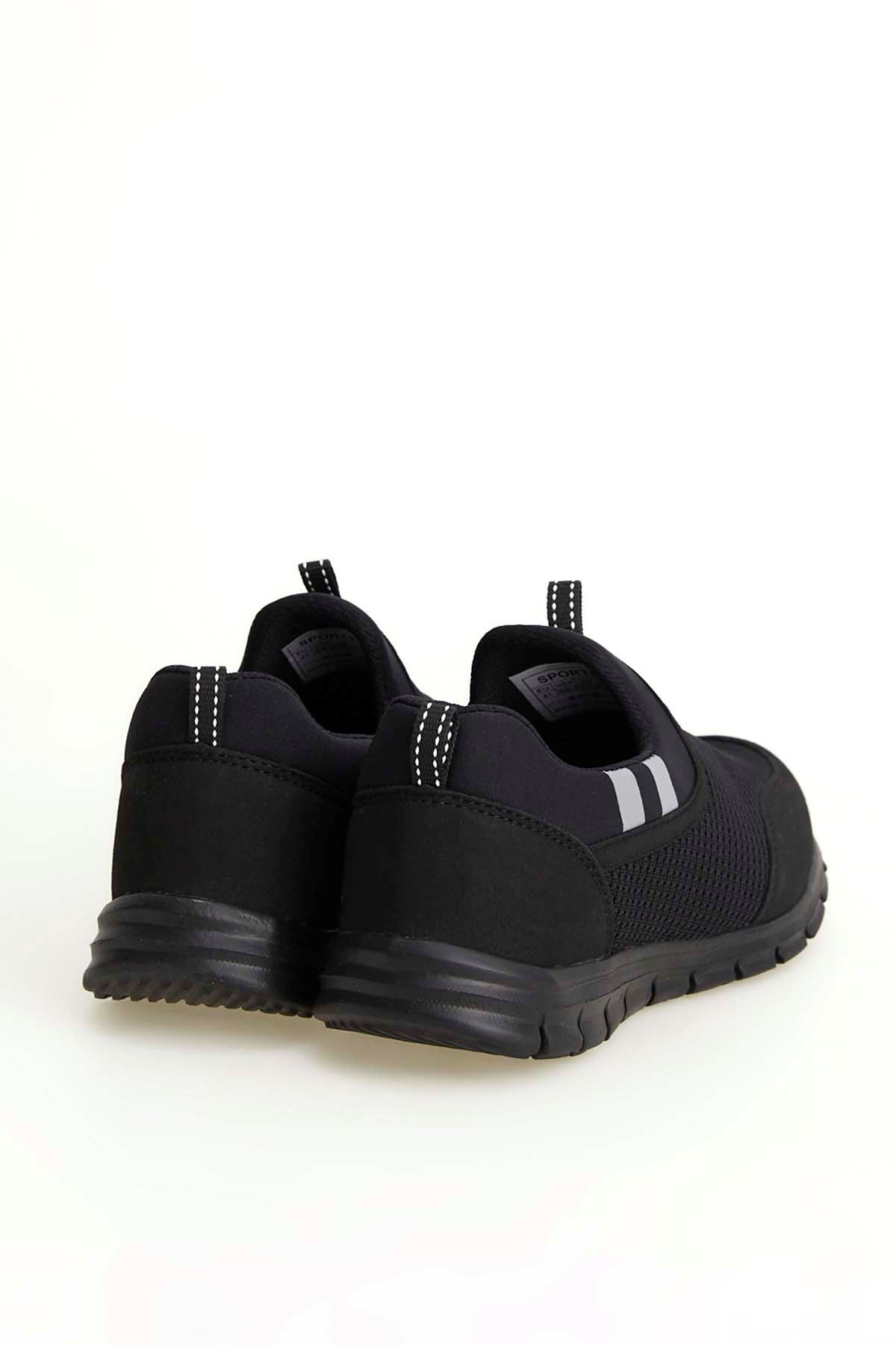 Freemax Unisex  Konforlu Yürüyüş Spor Sneaker Ayakkabı SİYAH SİYAH