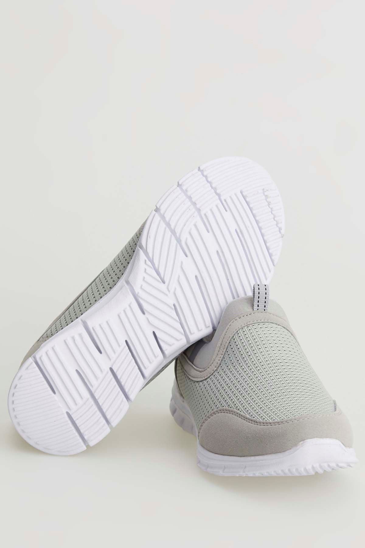 Freemax Unisex  Konforlu Yürüyüş Spor Sneaker Ayakkabı Buz Gri