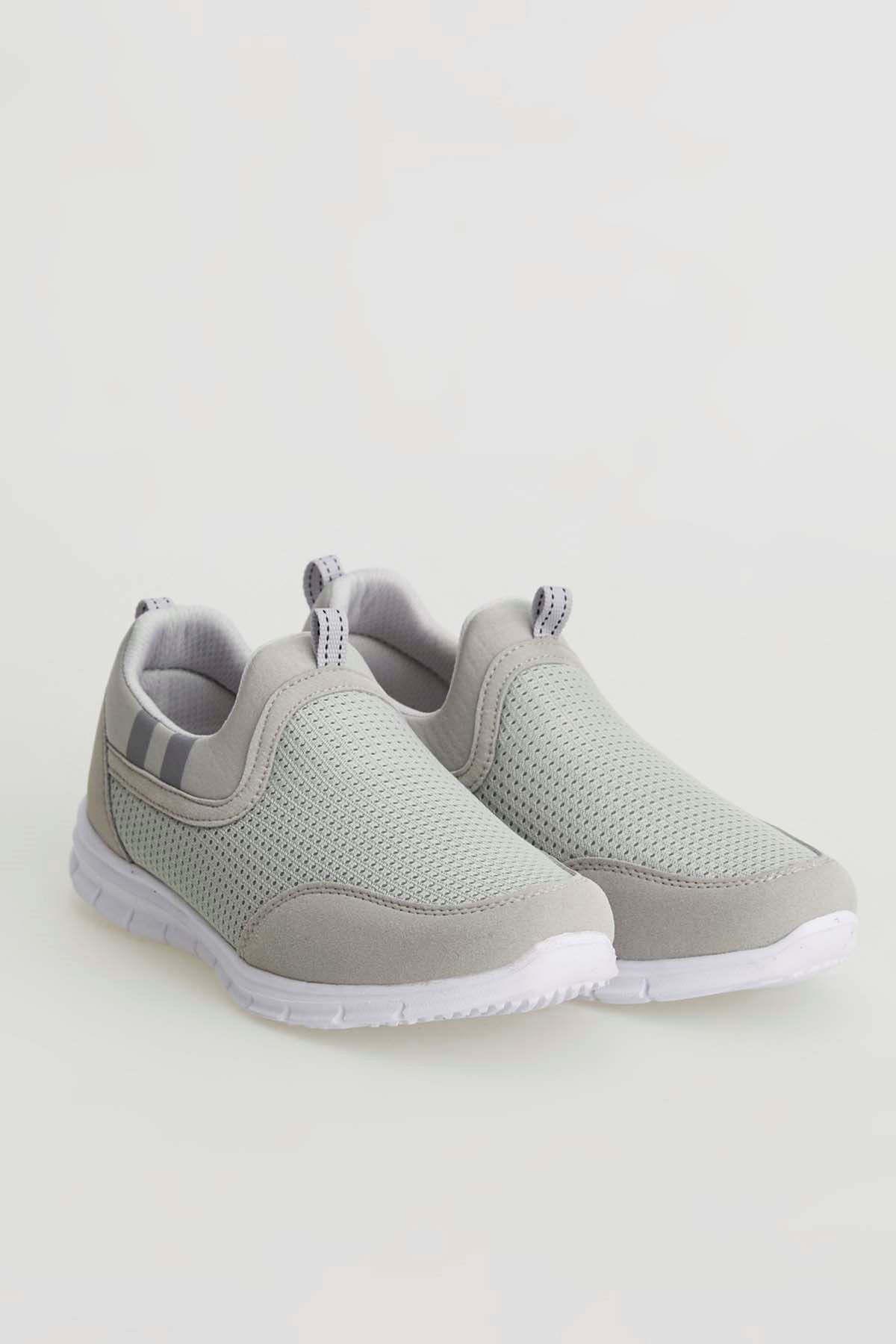 Freemax Unisex  Konforlu Yürüyüş Spor Sneaker Ayakkabı Buz Gri