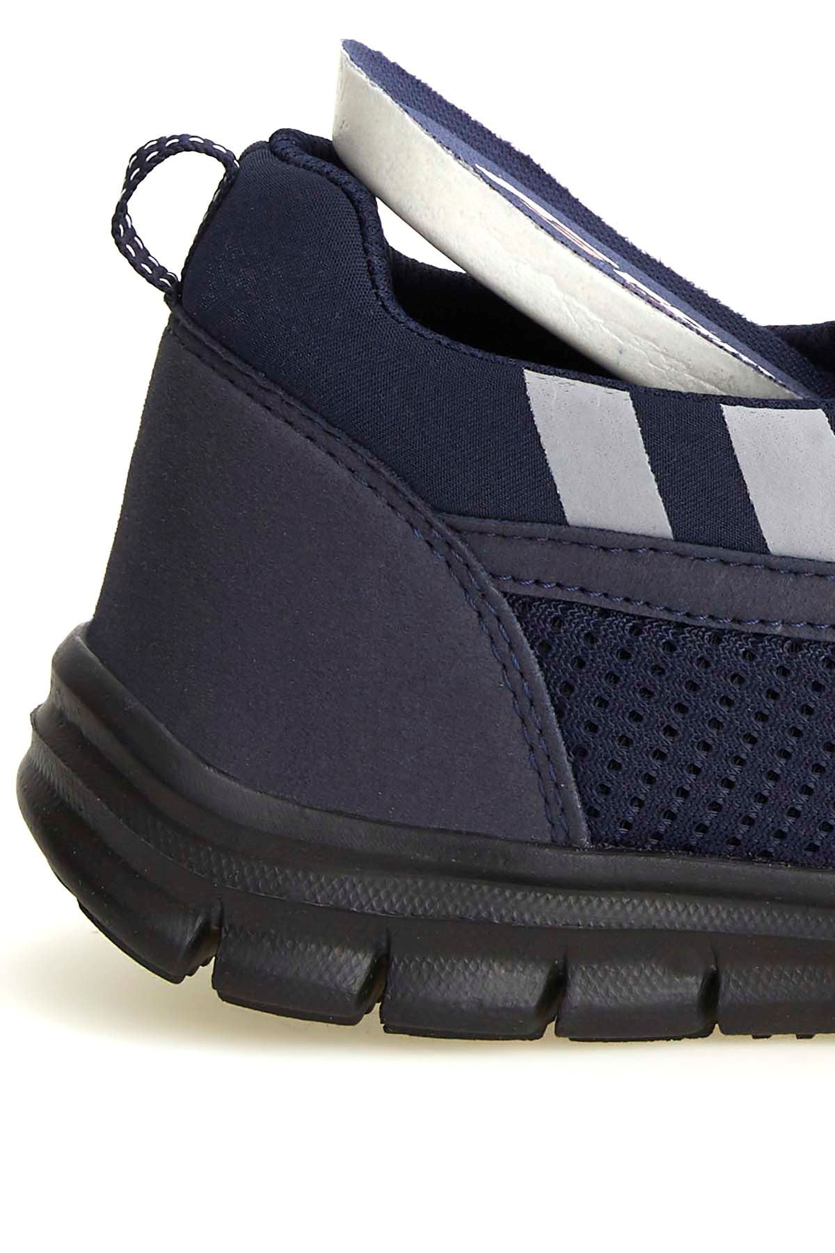 Freemax Unisex  Konforlu Yürüyüş Spor Sneaker Ayakkabı Lacivert Siyah