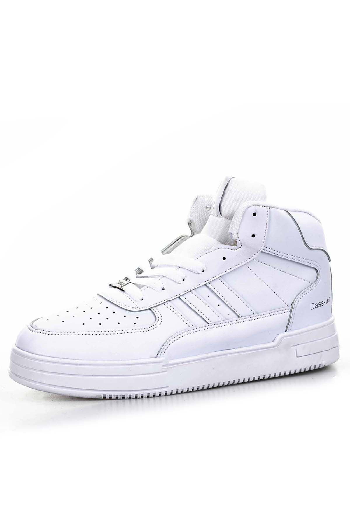 Freemax Unisex Garantili  Sneaker Spor Bot Ayakkabı Freemax.177 BEYAZ BEYAZ