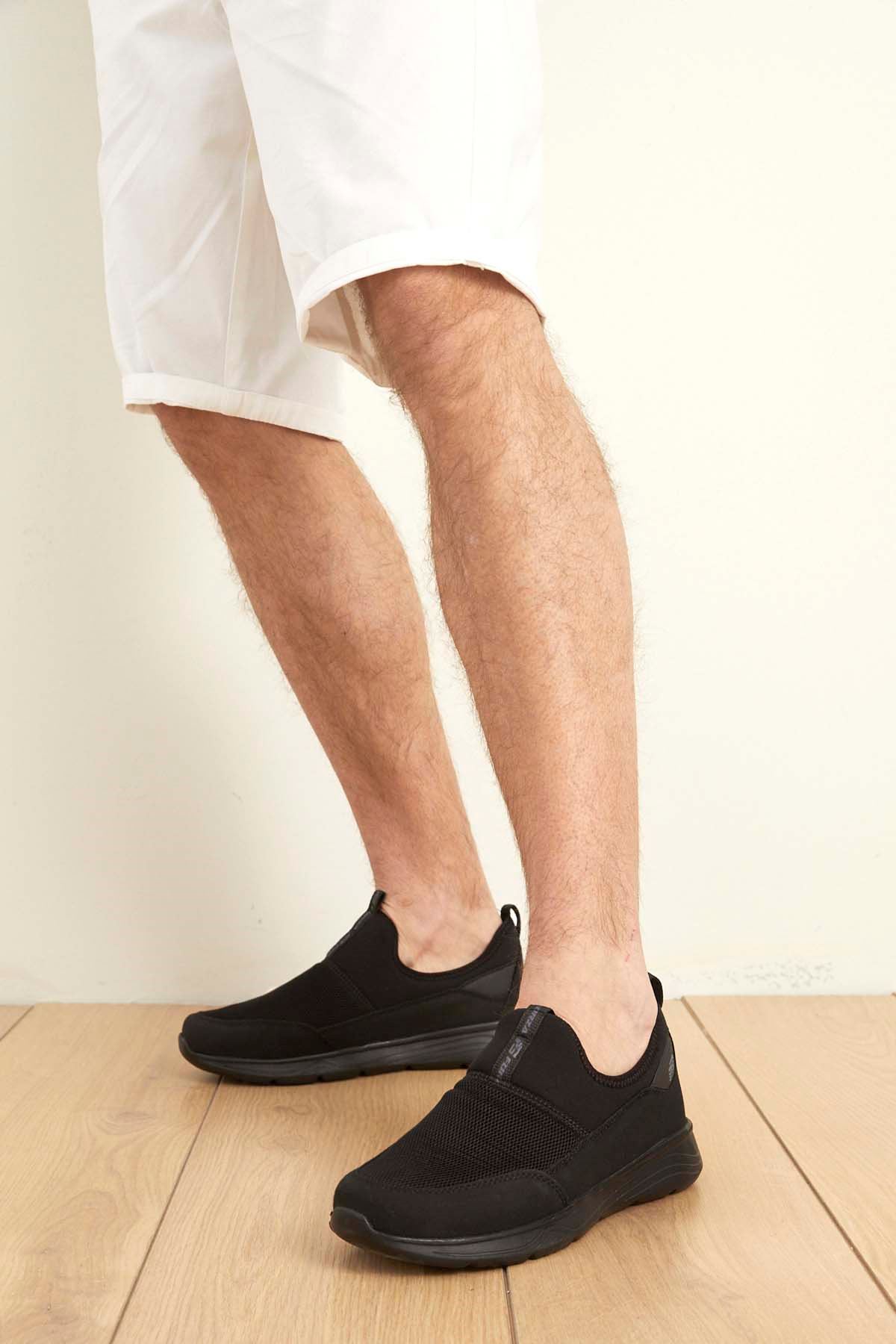 Freemax Unisex  Hafif Esnek Rahat Spor Sneaker Ayakkabı 1612 SİYAH