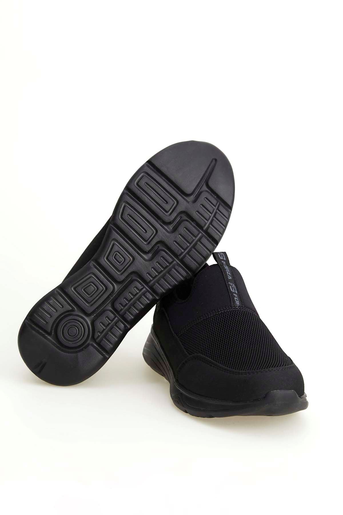 Freemax Unisex  Hafif Esnek Rahat Spor Sneaker Ayakkabı 1612 SİYAH