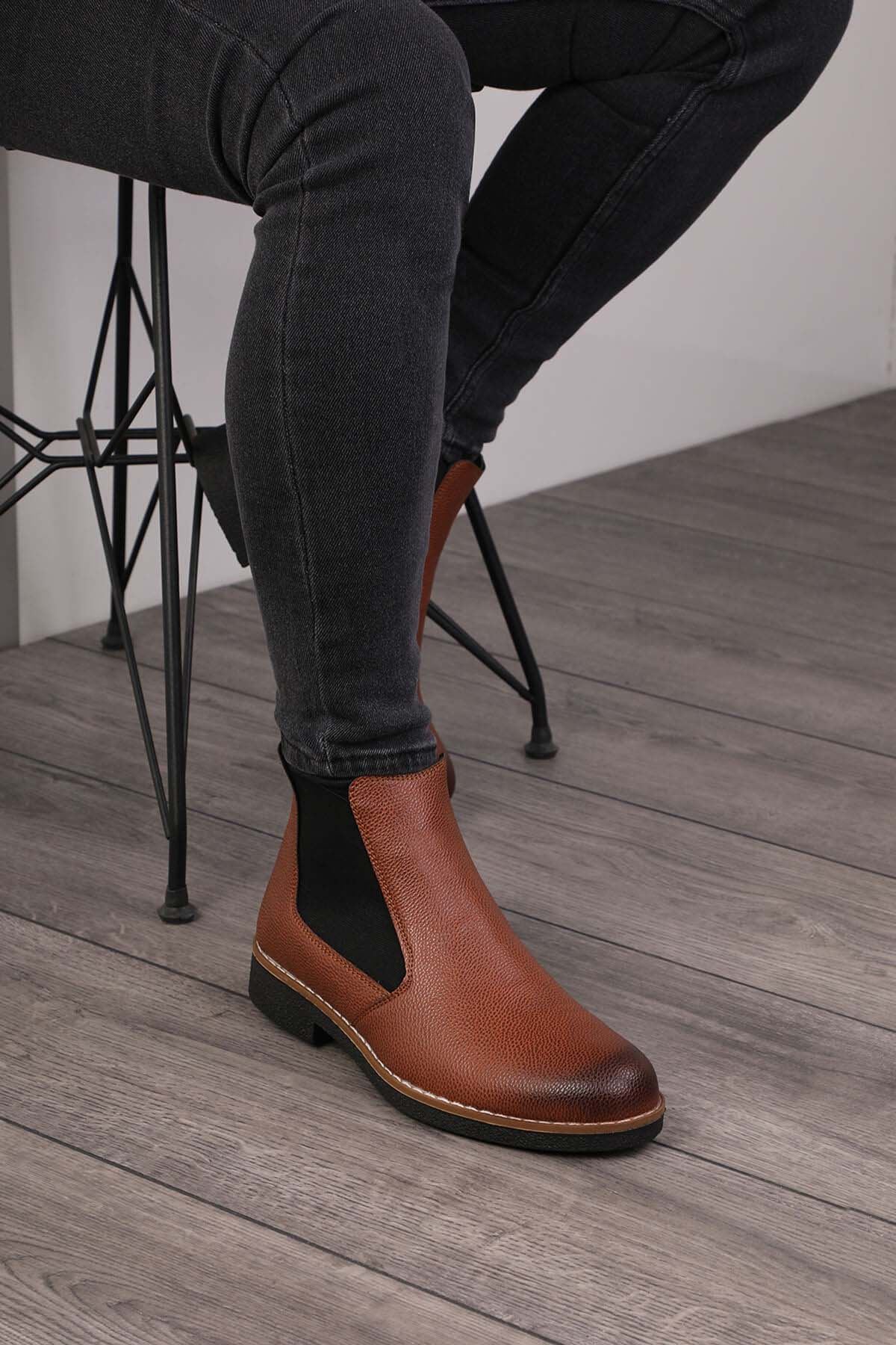 Freemax Unisex Ortopedik iç Tabanlık Suya Dayanıklı Chelsea Bot Garantili ÜrünFreemax.30141 TABA