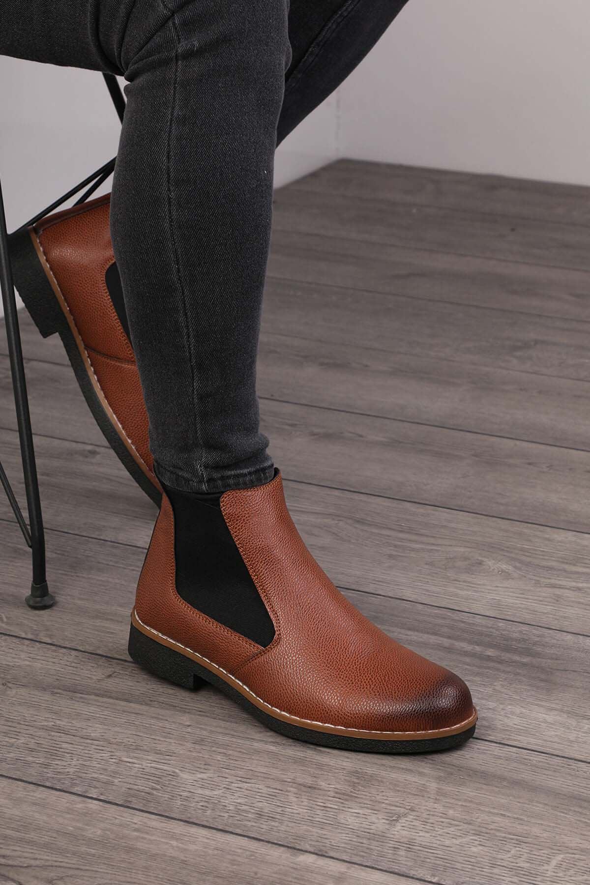 Freemax Unisex Ortopedik iç Tabanlık Suya Dayanıklı Chelsea Bot Garantili ÜrünFreemax.30141 TABA