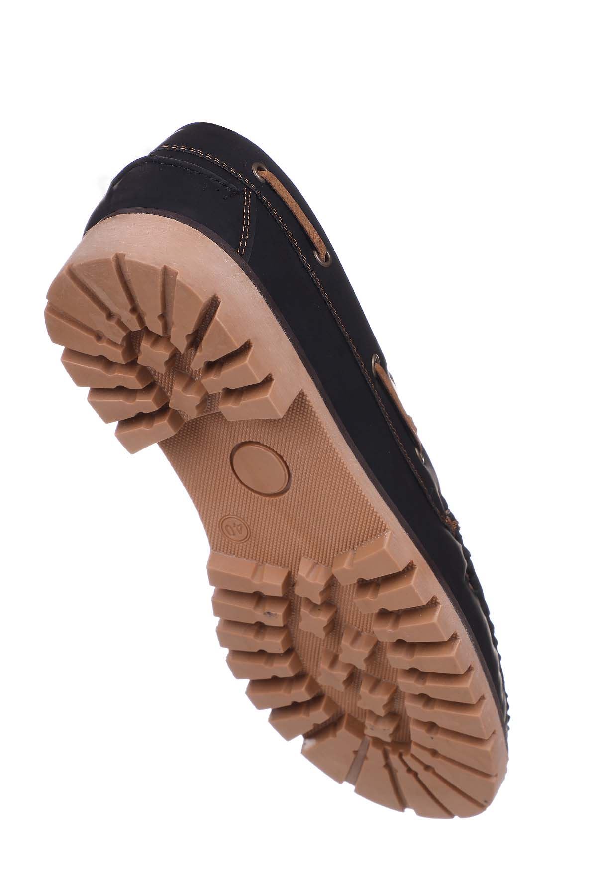 Freemax Erkek Loafer Ayakkabı Ünal ayakkabı 301-2323 Siyah Kum