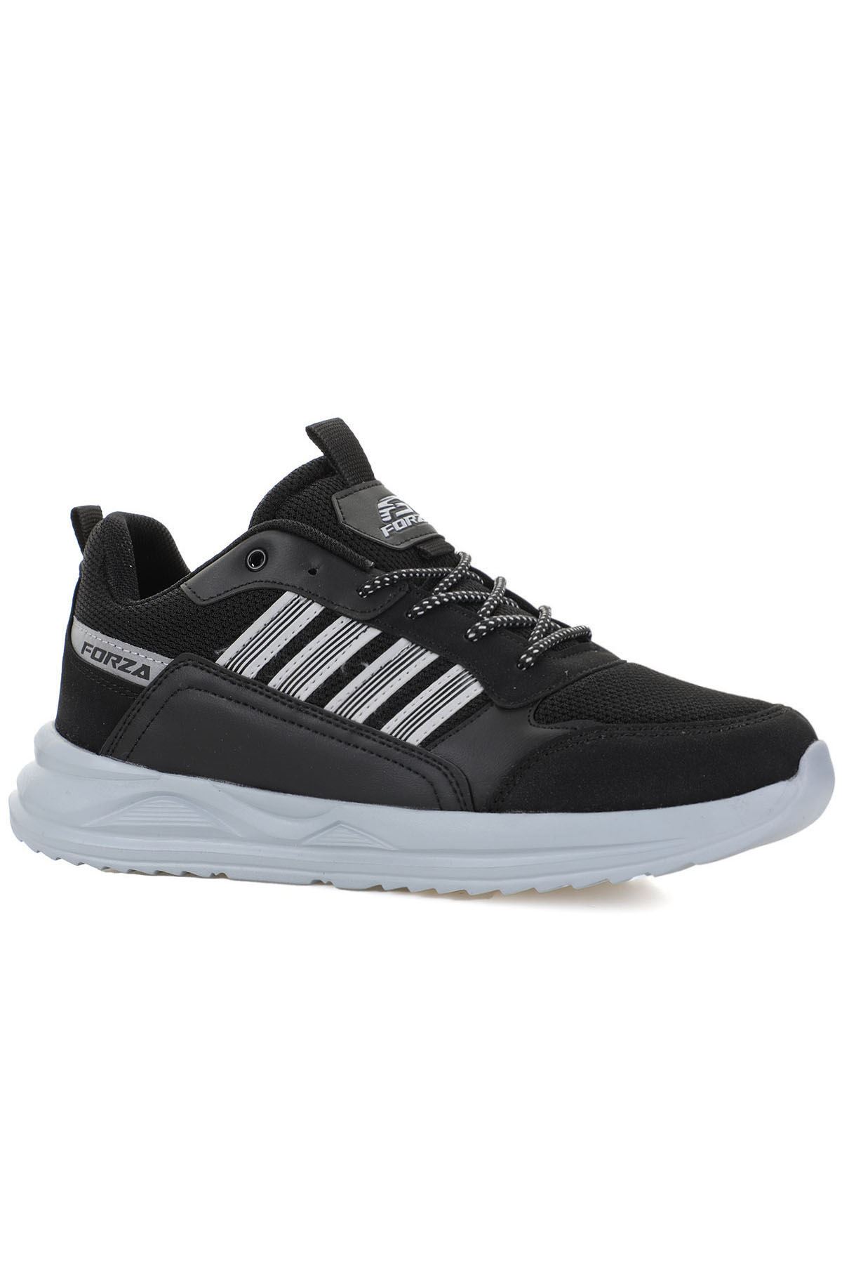Freemax Unisex  Konforlu Yürüyüş Spor Sneaker Ayakkabı Frz.317 Siyah Buz