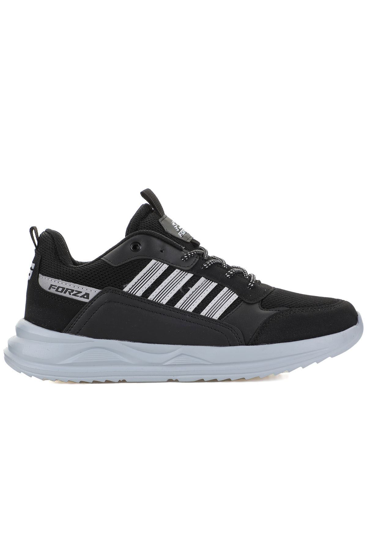 Freemax Unisex  Konforlu Yürüyüş Spor Sneaker Ayakkabı Frz.317 Siyah Buz