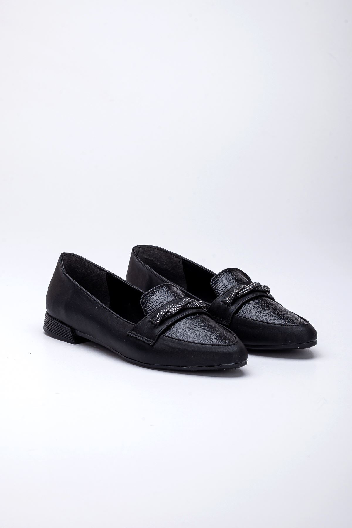 Freemax Kadın Yazlık Rahat Hafif Babet Ayakkabı B04 Siyah