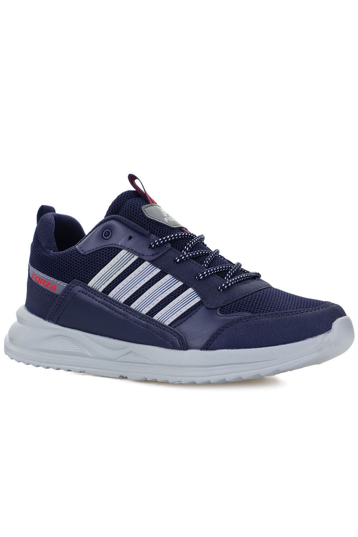 Freemax Unisex  Konforlu Yürüyüş Spor Sneaker Ayakkabı Frz.317 Lacivert Buz