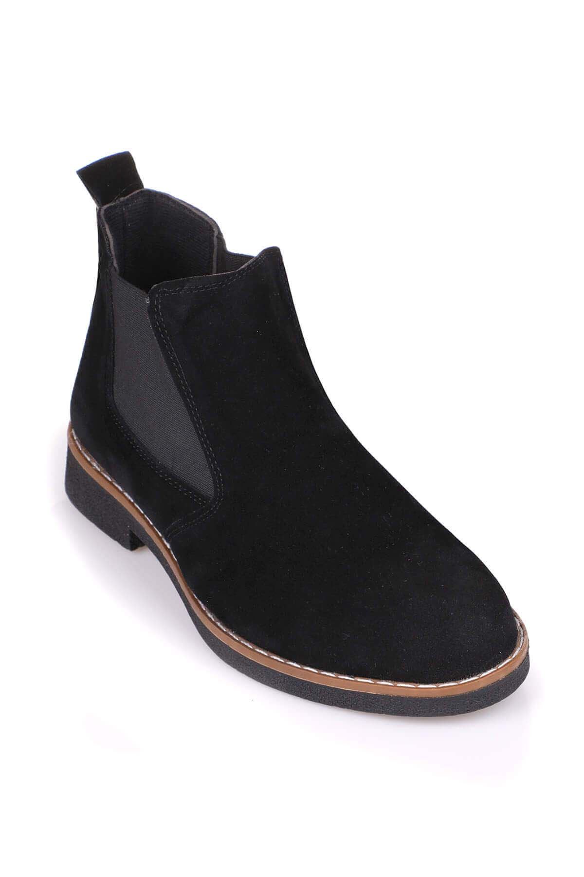 Freemax Unisex Ortopedik iç Tabanlık Suya Dayanıklı Chelsea Bot Garantili ÜrünFreemax.30141 SÜET SİYAH