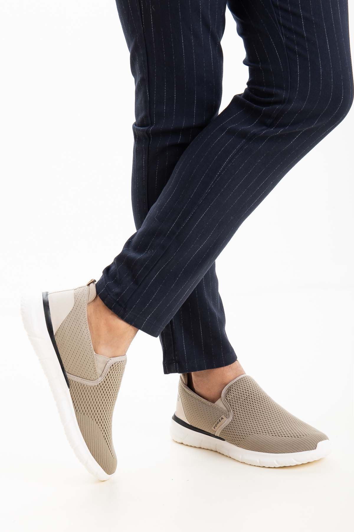 Freemax Unisex  Çok Rahat Spor Sneaker Ayakkabı 2300 Vizon