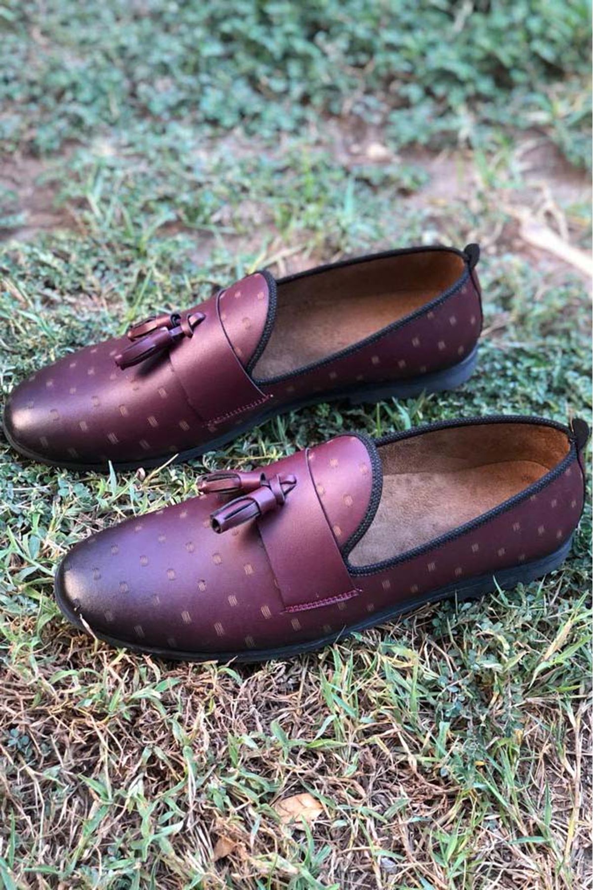 Freemax Oxford Erkek Ayakkabı BORDO TABA