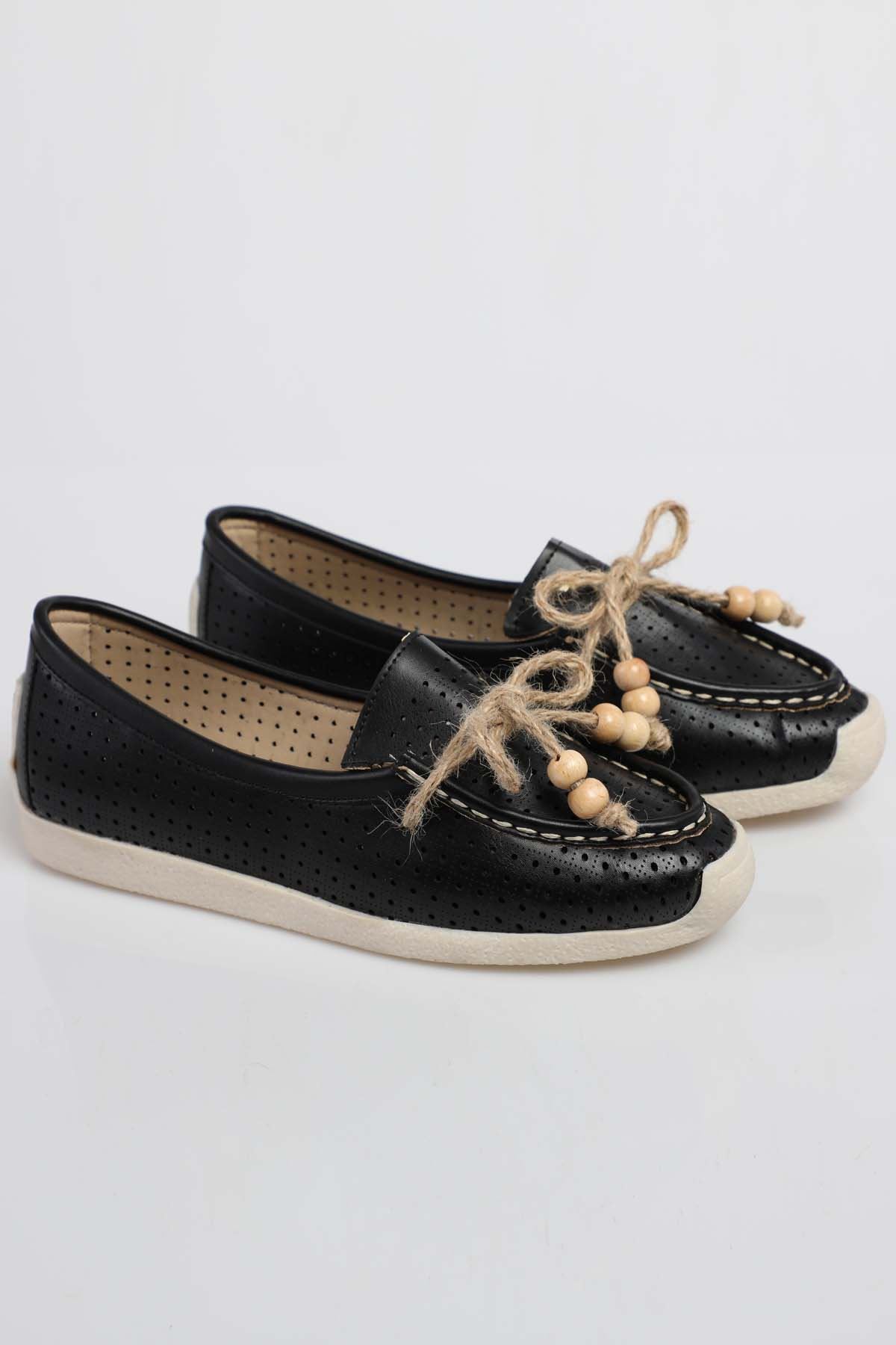 Freemax Kadın Günlük Yazlık Babet SİYAH