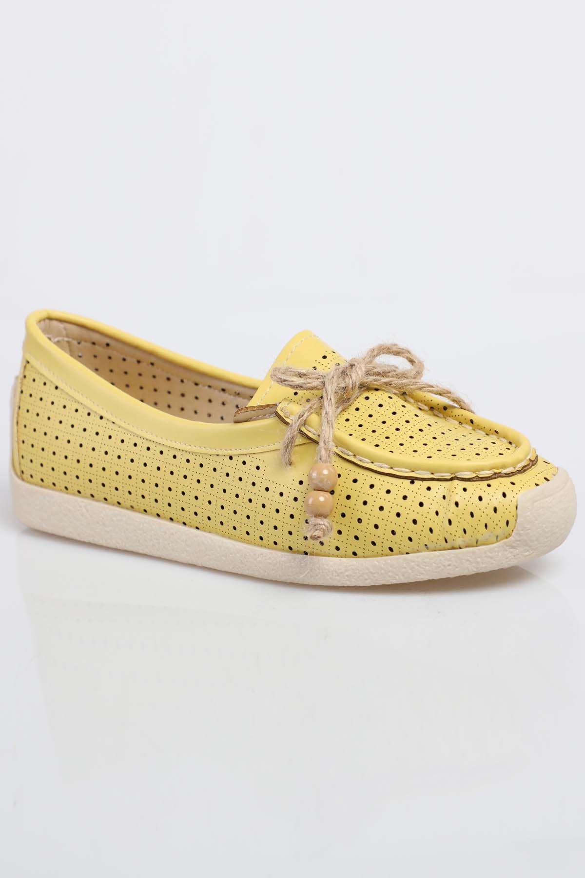 Freemax Kadın Günlük Yazlık Babet Sarı