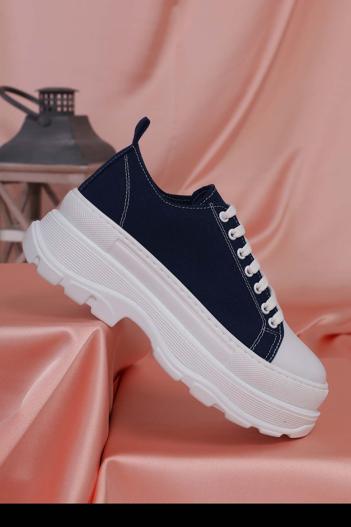 Freemax Kadın  Sneaker Spor Ayakkabı LACİVERT