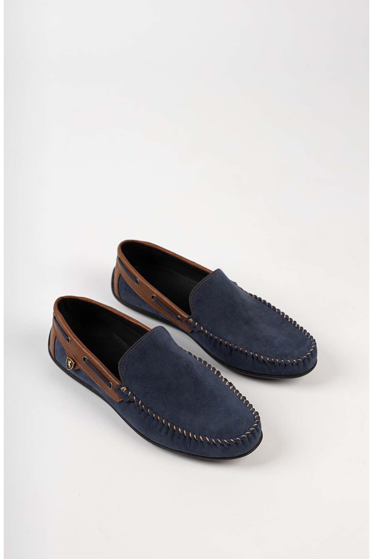 Freemax Erkek Rog Loafer Ayakkabı Rog.227 SÜET LACİ TABA