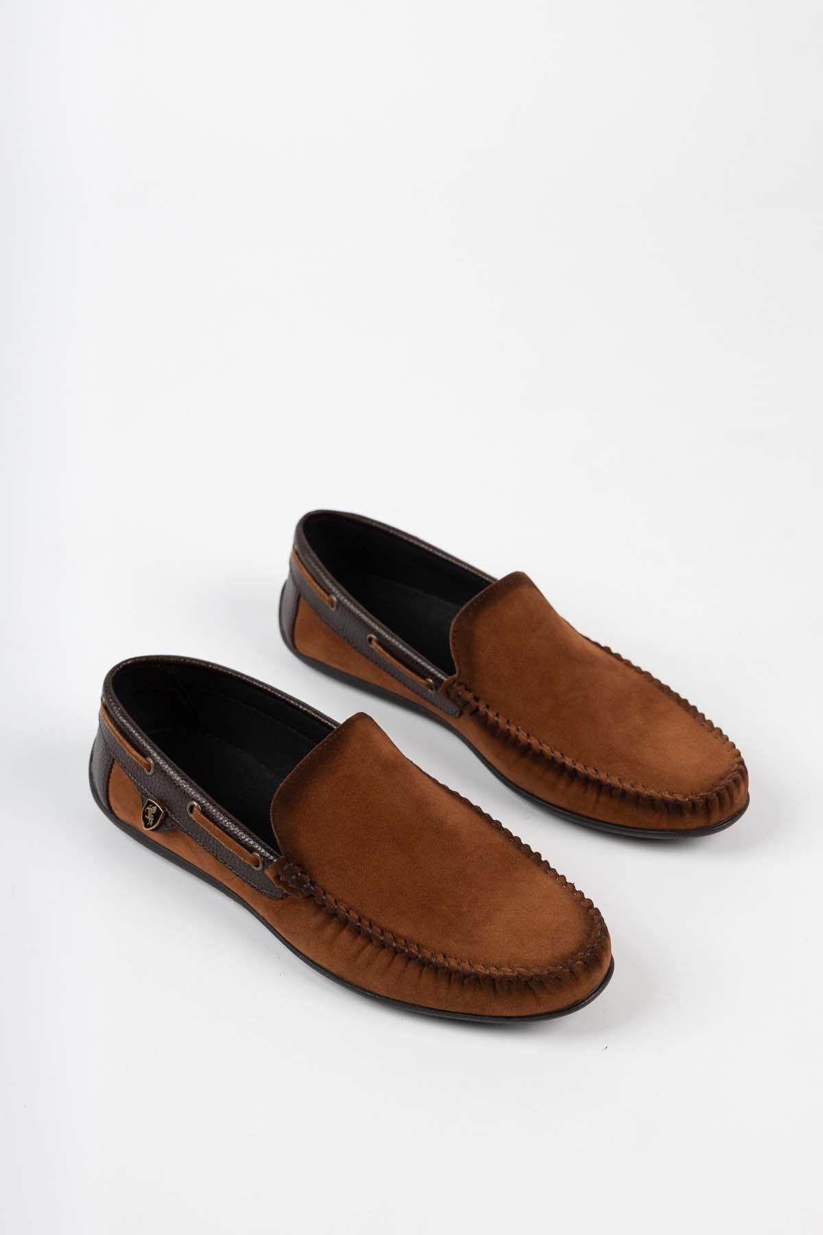 Freemax Erkek Rog Loafer Ayakkabı Rog.227 SÜET TABA KAHVE
