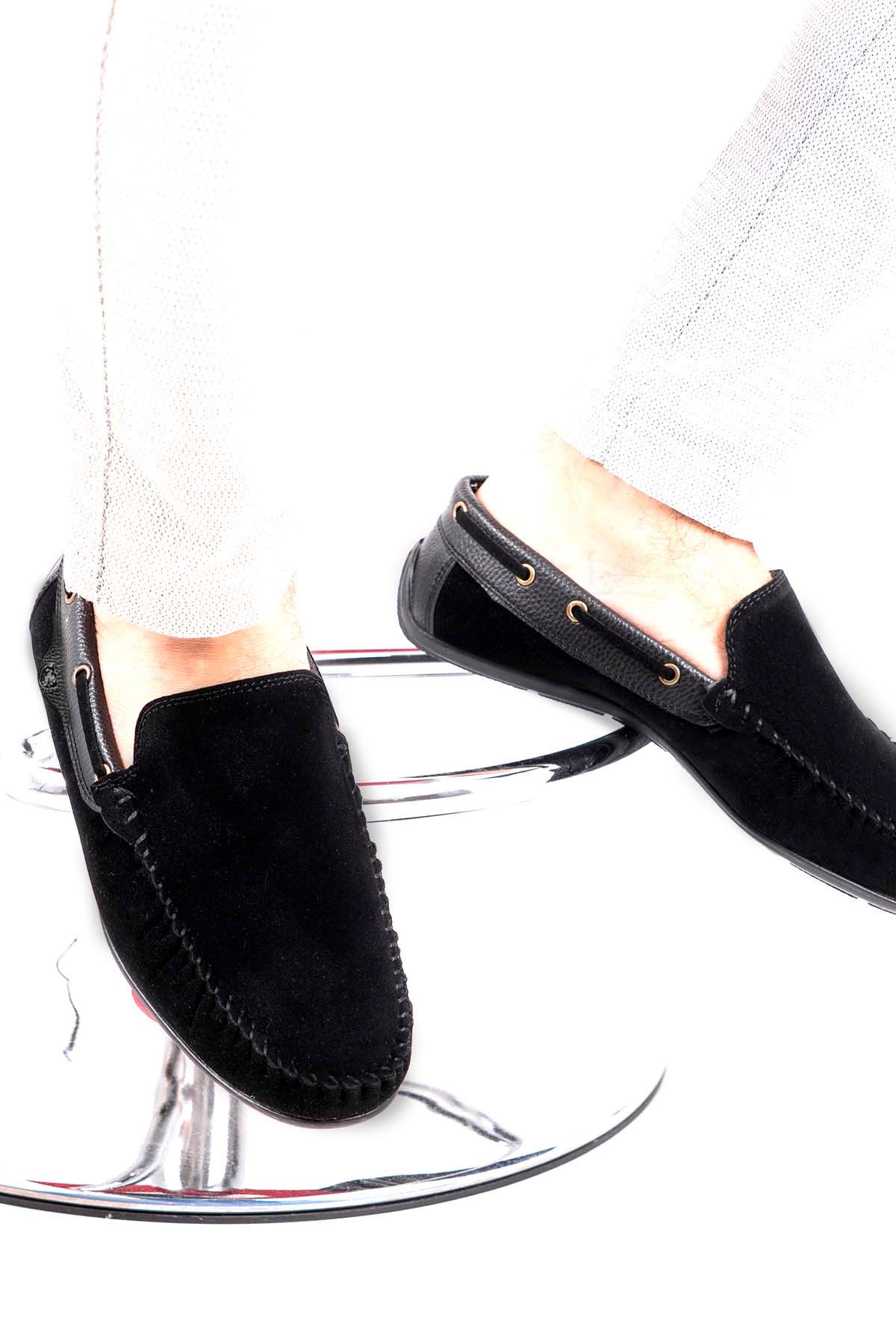 Freemax Erkek Rog Loafer Ayakkabı Rog.227 SÜET SİYAH