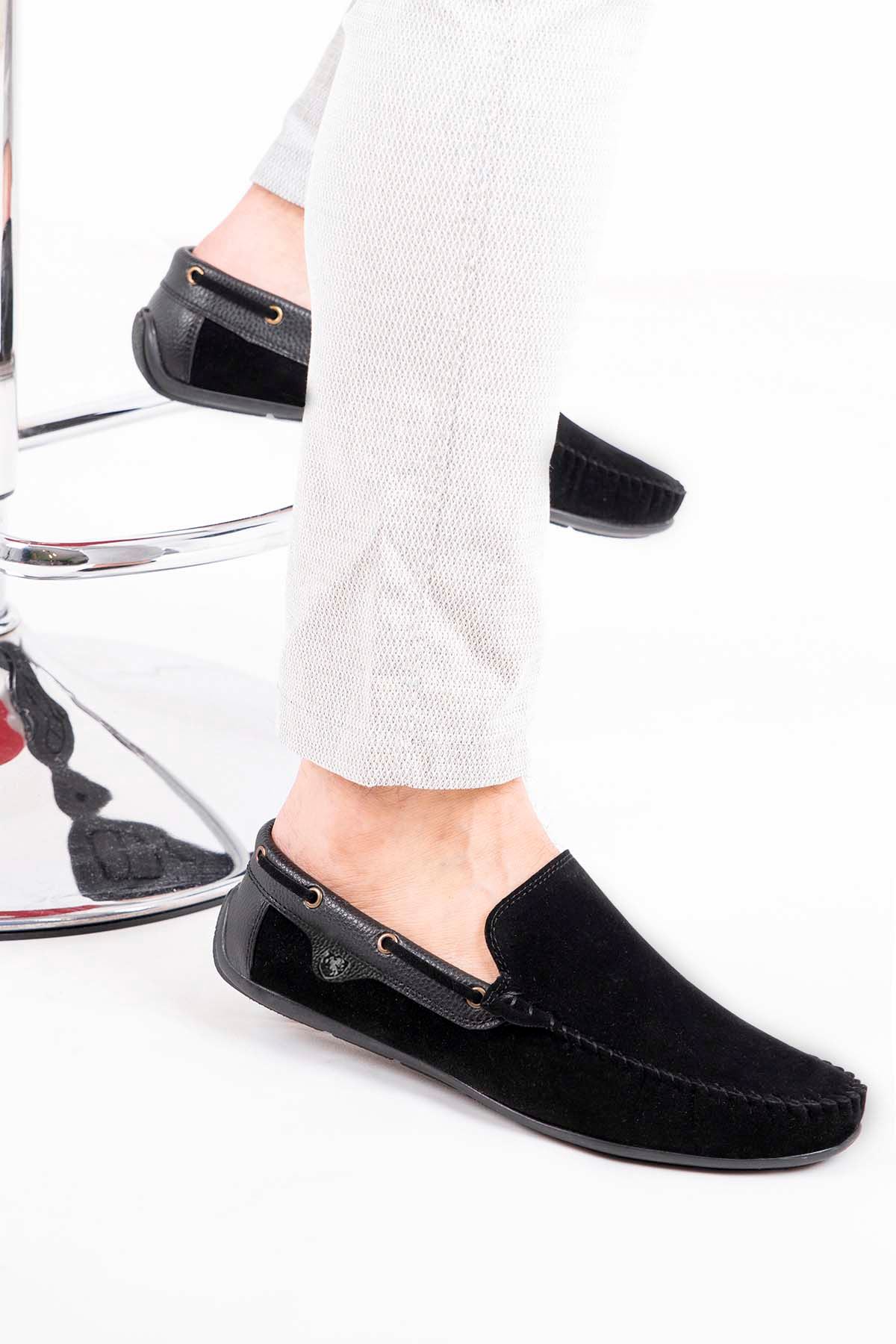 Freemax Erkek Rog Loafer Ayakkabı Rog.227 SÜET SİYAH