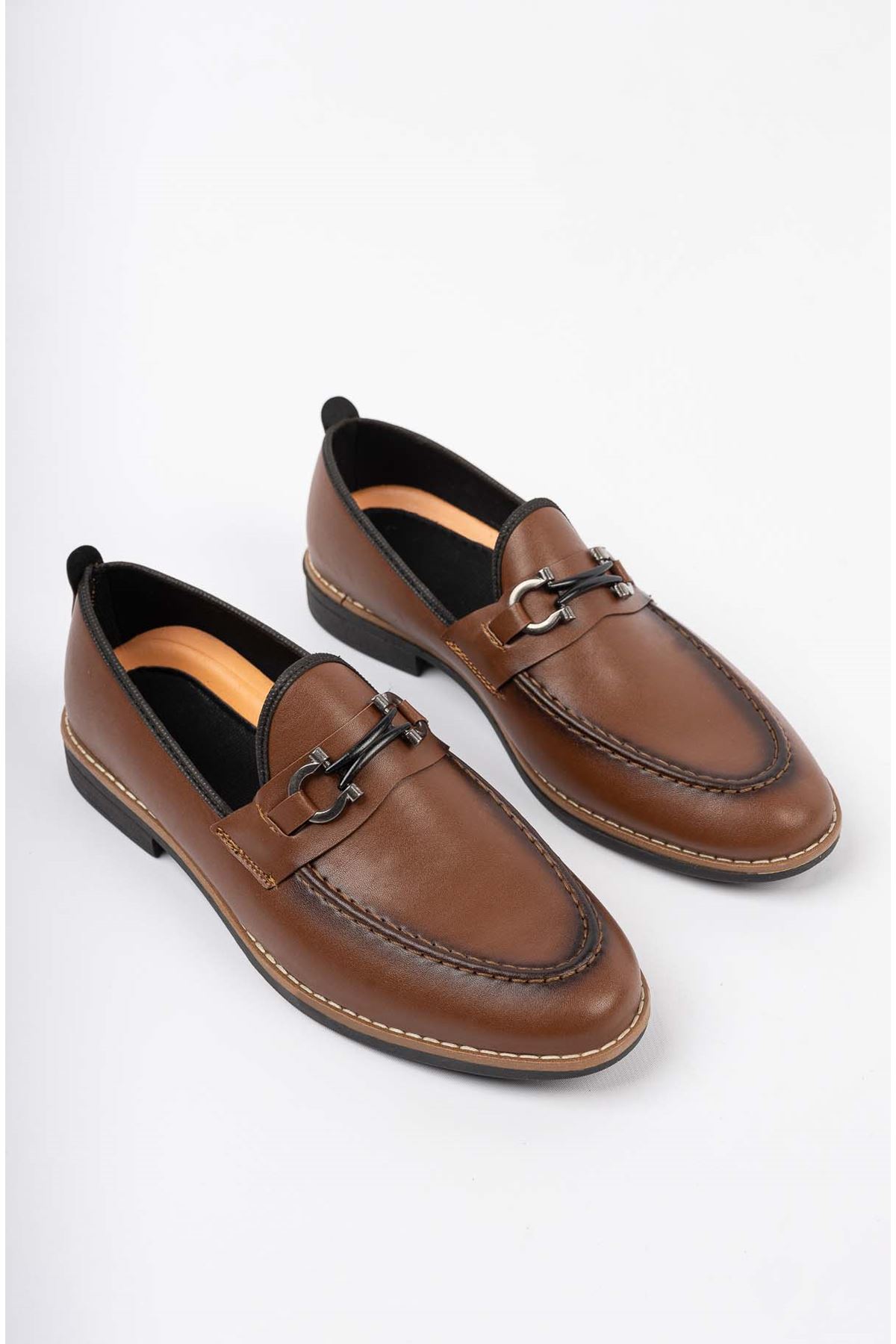 Freemax Loafer Erkek Ayakkabı Rok.230 Taba Cilt
