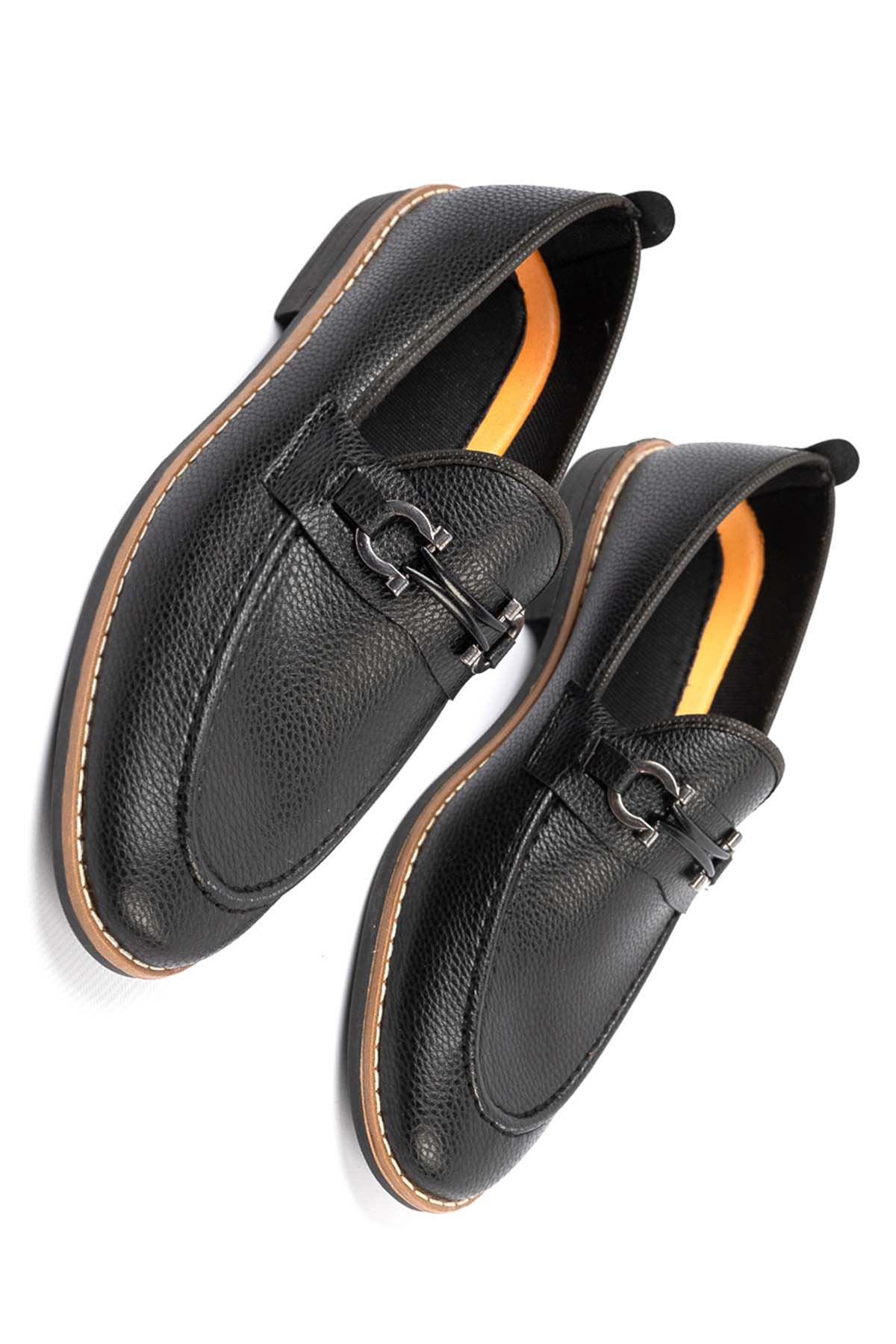 Freemax Loafer Erkek Ayakkabı Rok.230 Siyah