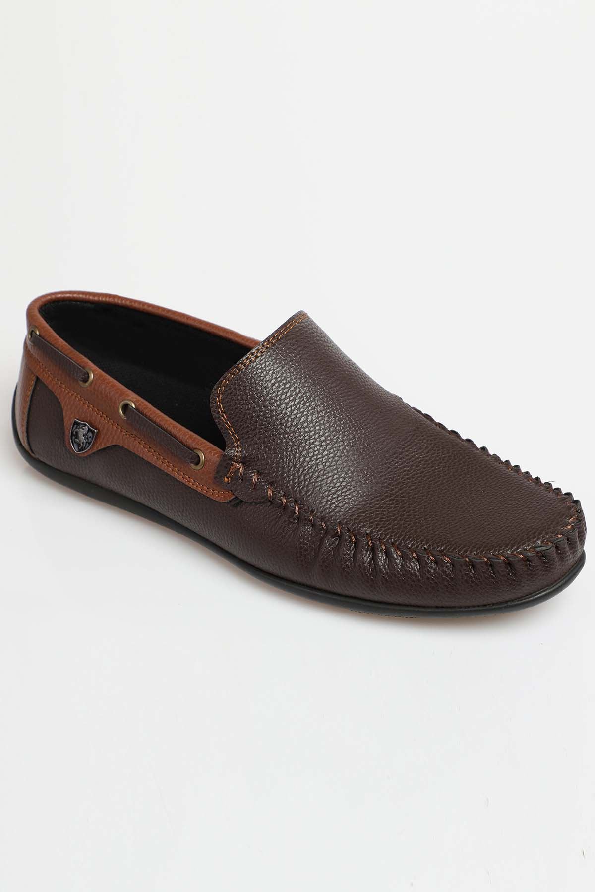 Freemax Erkek Rog Loafer Ayakkabı Rog.227 KAHVE TABA