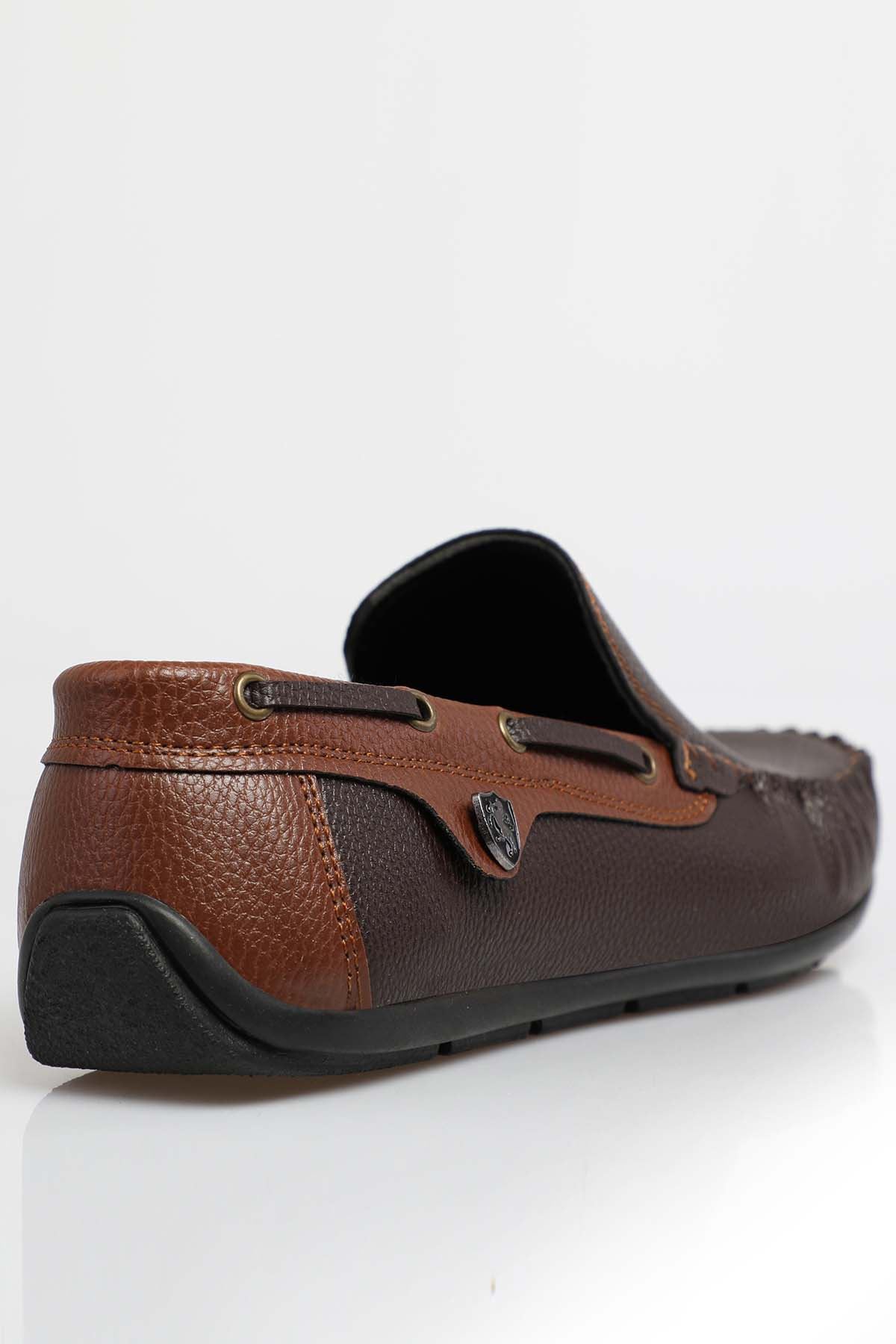 Freemax Erkek Rog Loafer Ayakkabı Rog.227 KAHVE TABA