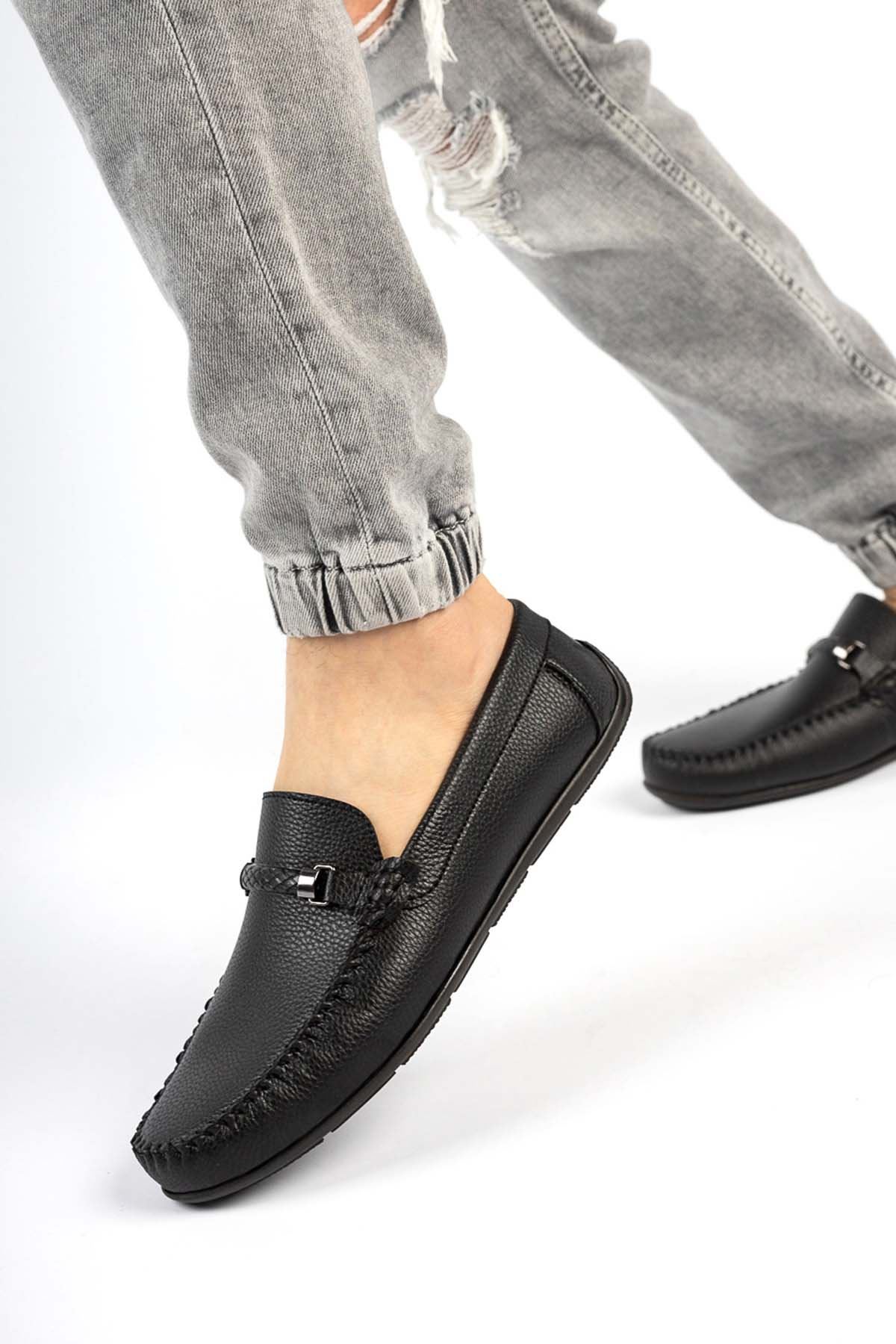Freemax Erkek Rog Loafer Günlük Ayakkabı SİYAH