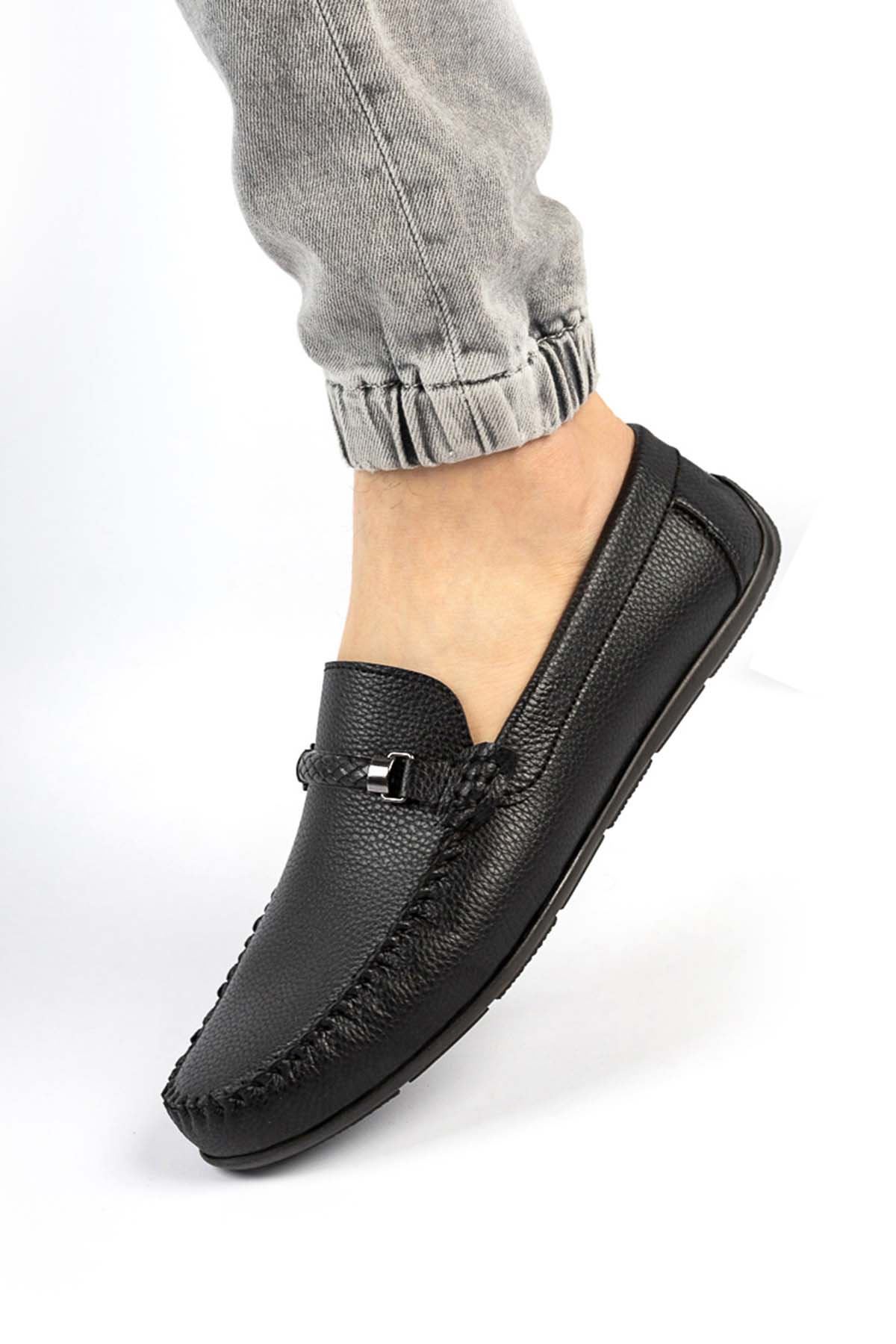Freemax Erkek Rog Loafer Günlük Ayakkabı SİYAH