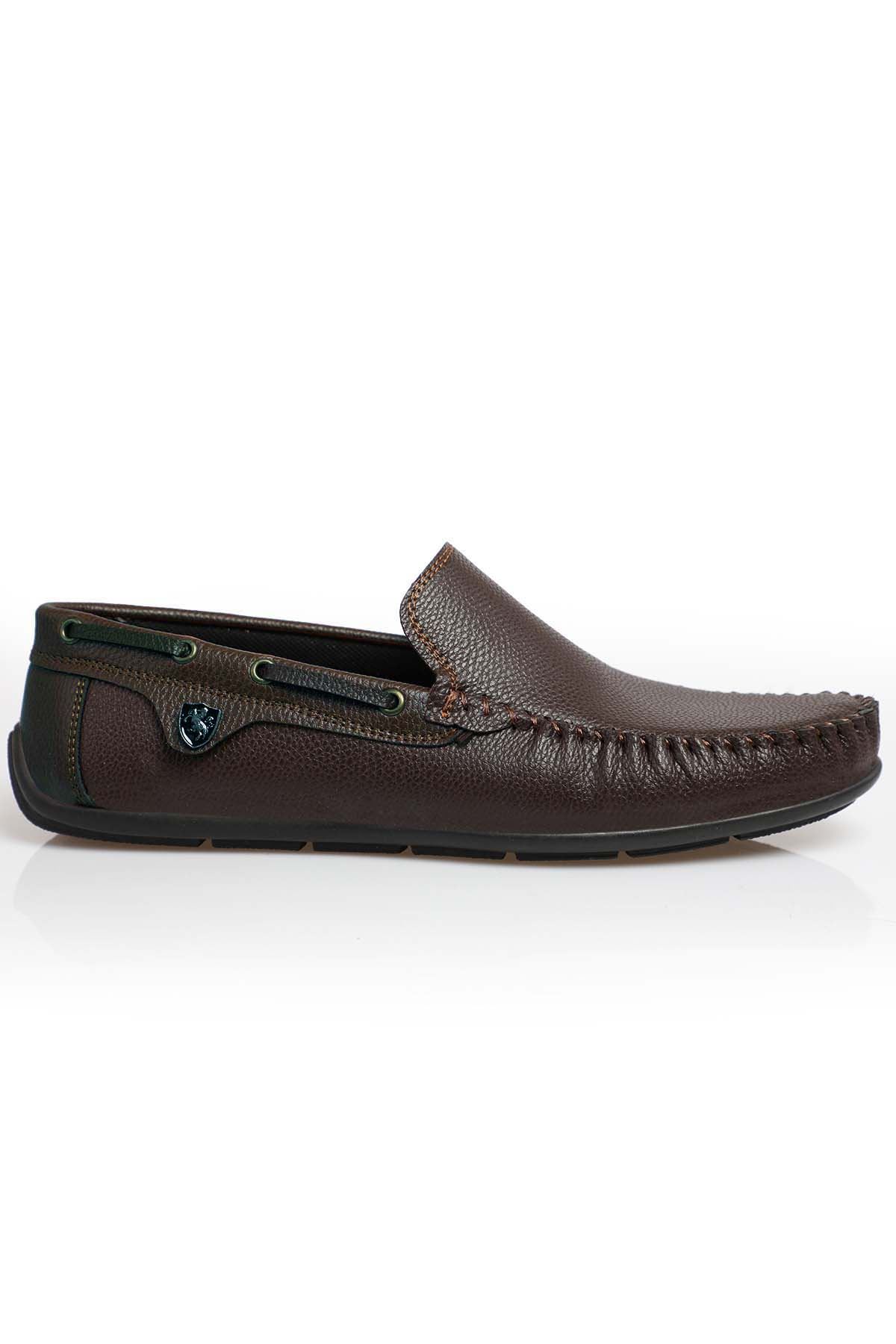 Freemax Erkek Rog Loafer Ayakkabı Rog.227 Kahverengi