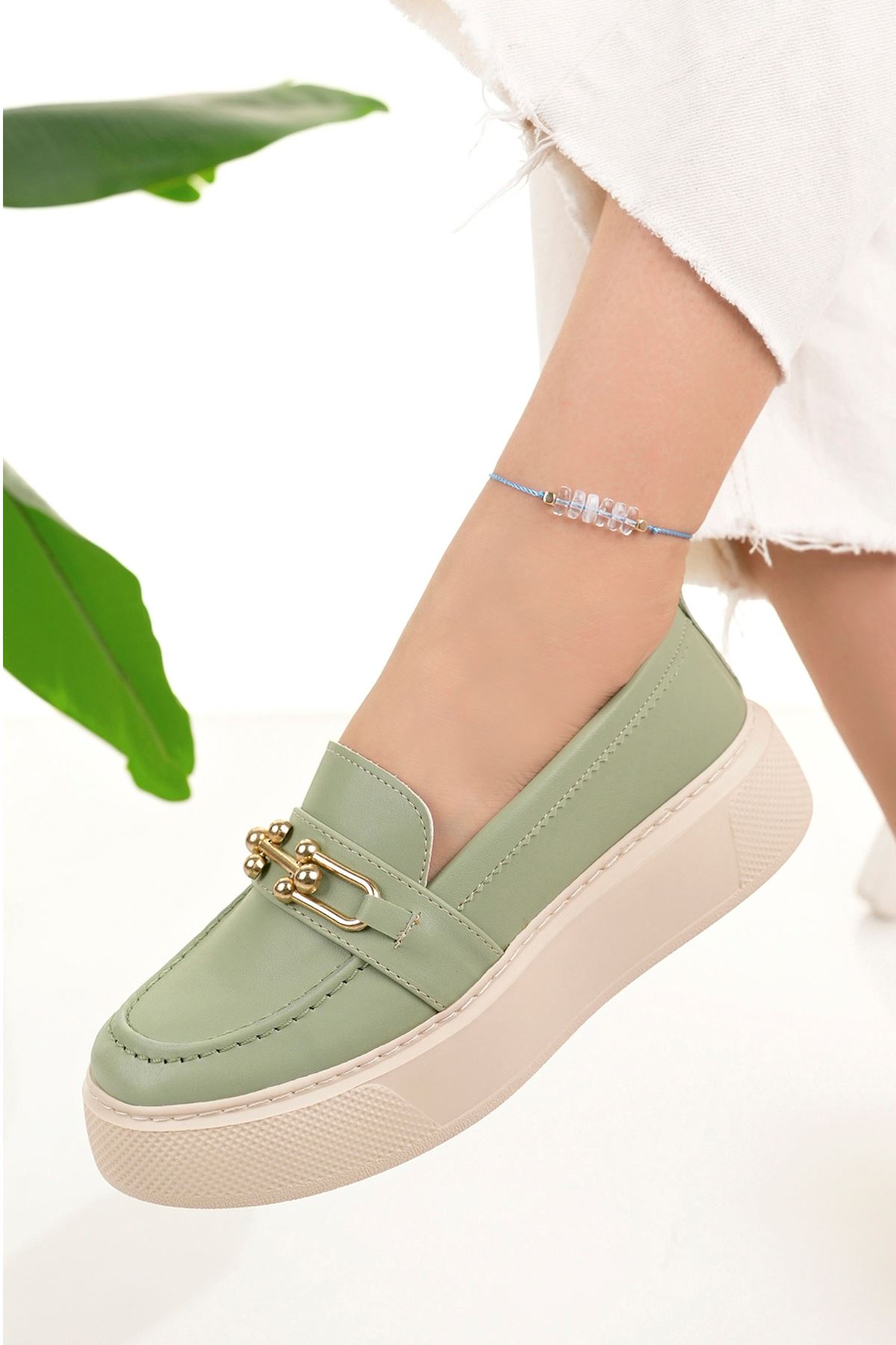 Freemax Kadın  Günlük Oxford Ayakkabı Abb.1502 Mint