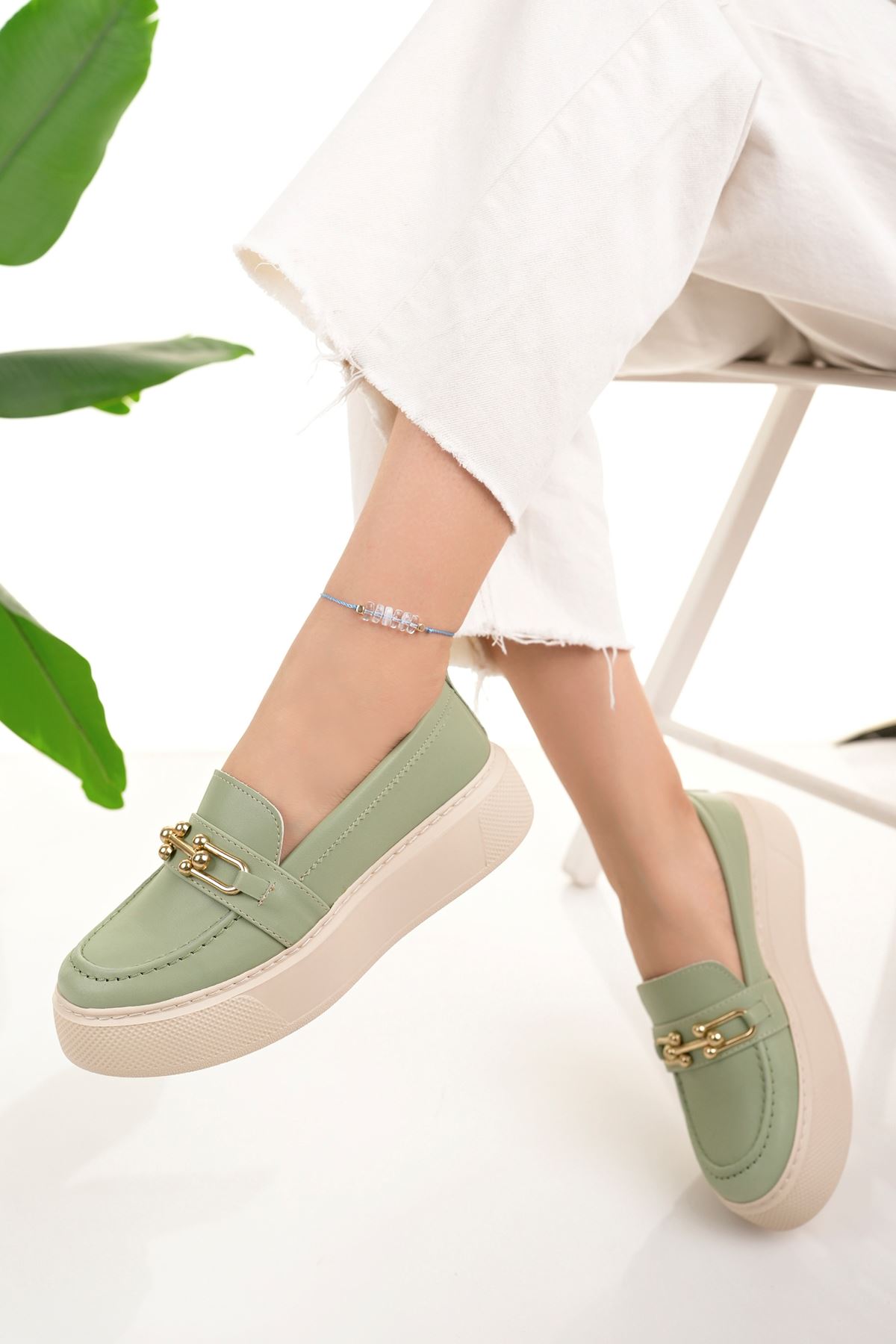 Freemax Kadın  Günlük Oxford Ayakkabı Abb.1502 Mint