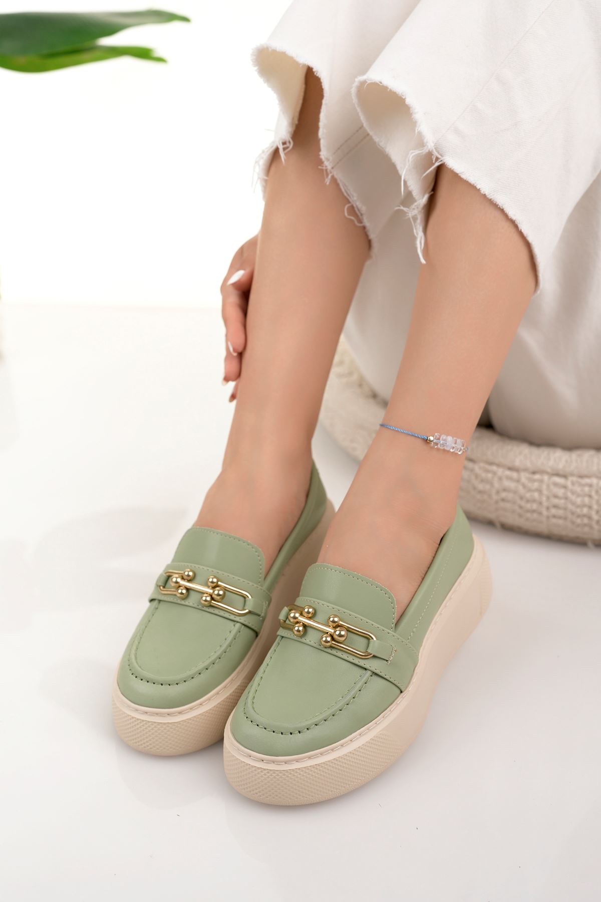 Freemax Kadın  Günlük Oxford Ayakkabı Abb.1502 Mint