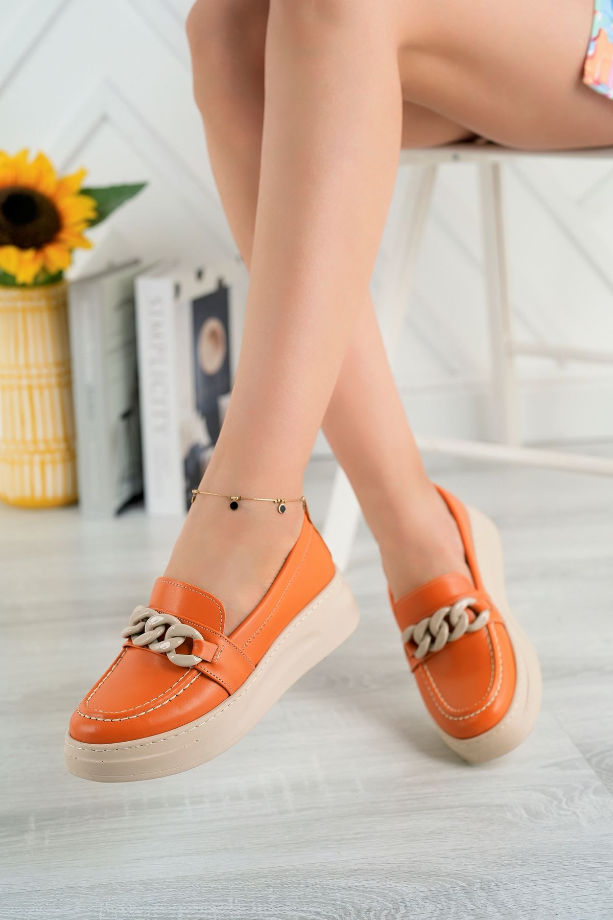 Freemax Kadın Günlük Casual Ayakkabı Abb.2022.501 Orange