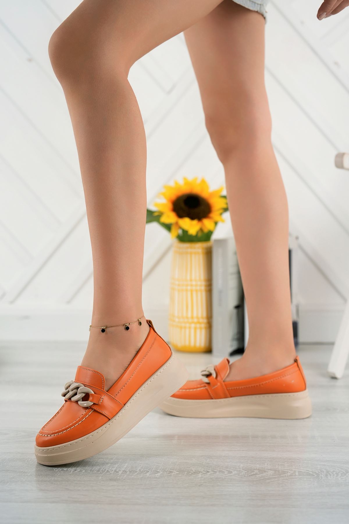 Freemax Kadın Günlük Casual Ayakkabı Abb.2022.501 Orange