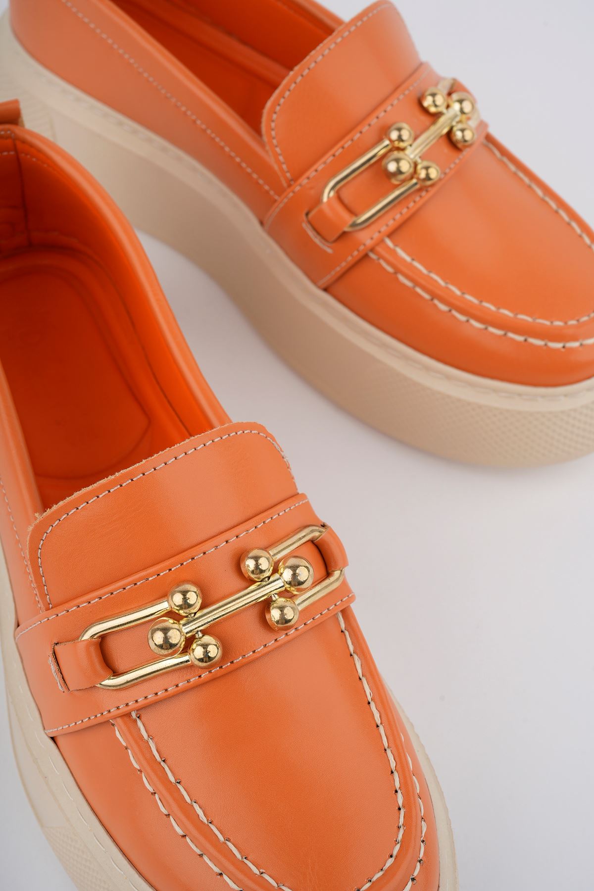 Freemax Kadın  Günlük Oxford Ayakkabı Abb.1502 Orange