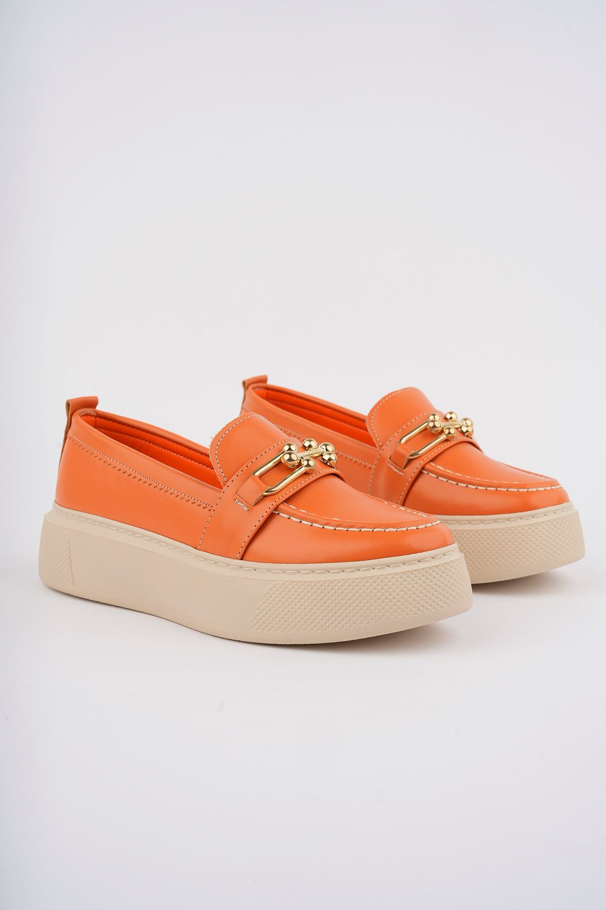 Freemax Kadın  Günlük Oxford Ayakkabı Abb.1502 Orange