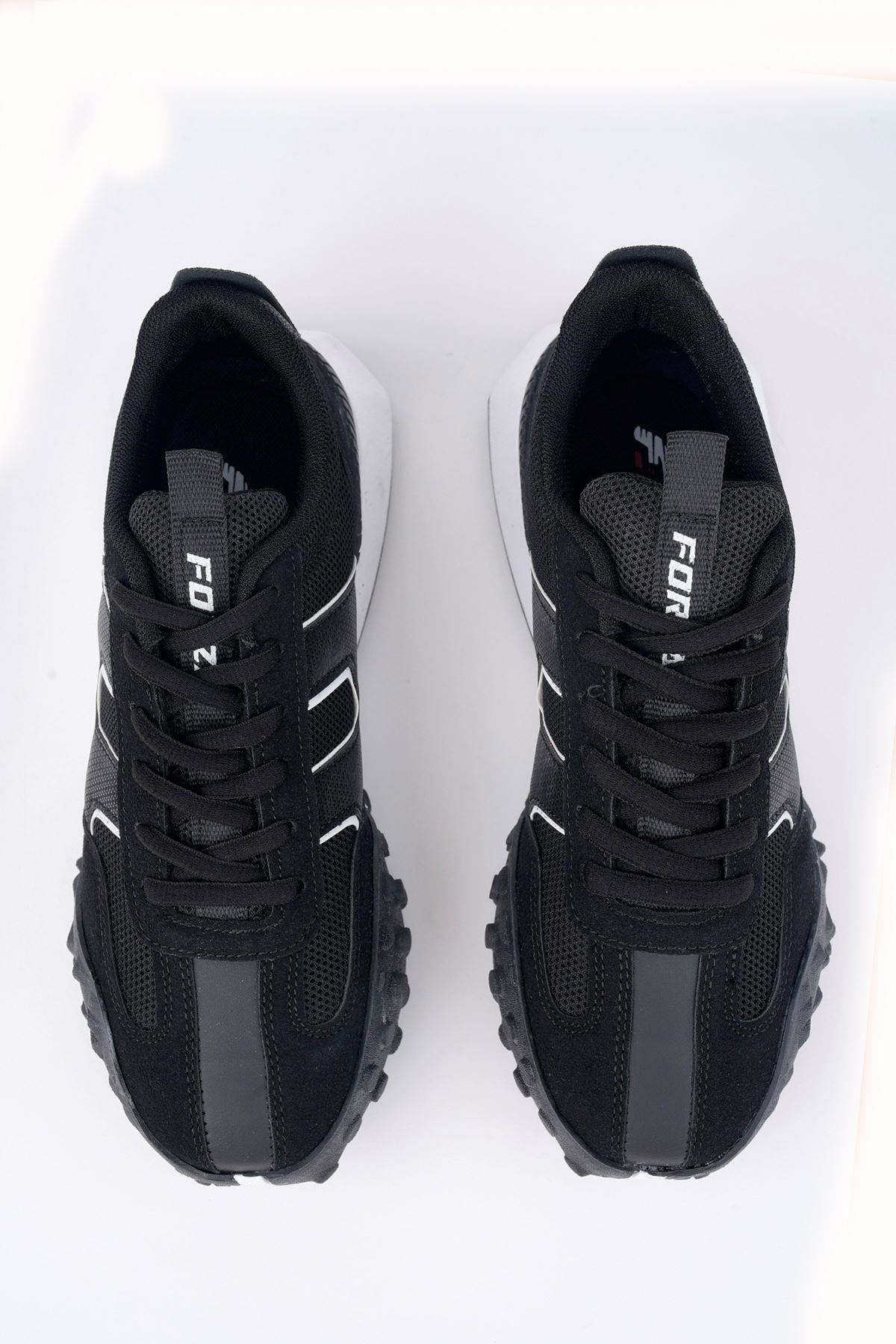 Freemax Unisex  Konforlu Outdoor Spor Ayakkabı 2356 Siyah Siyah