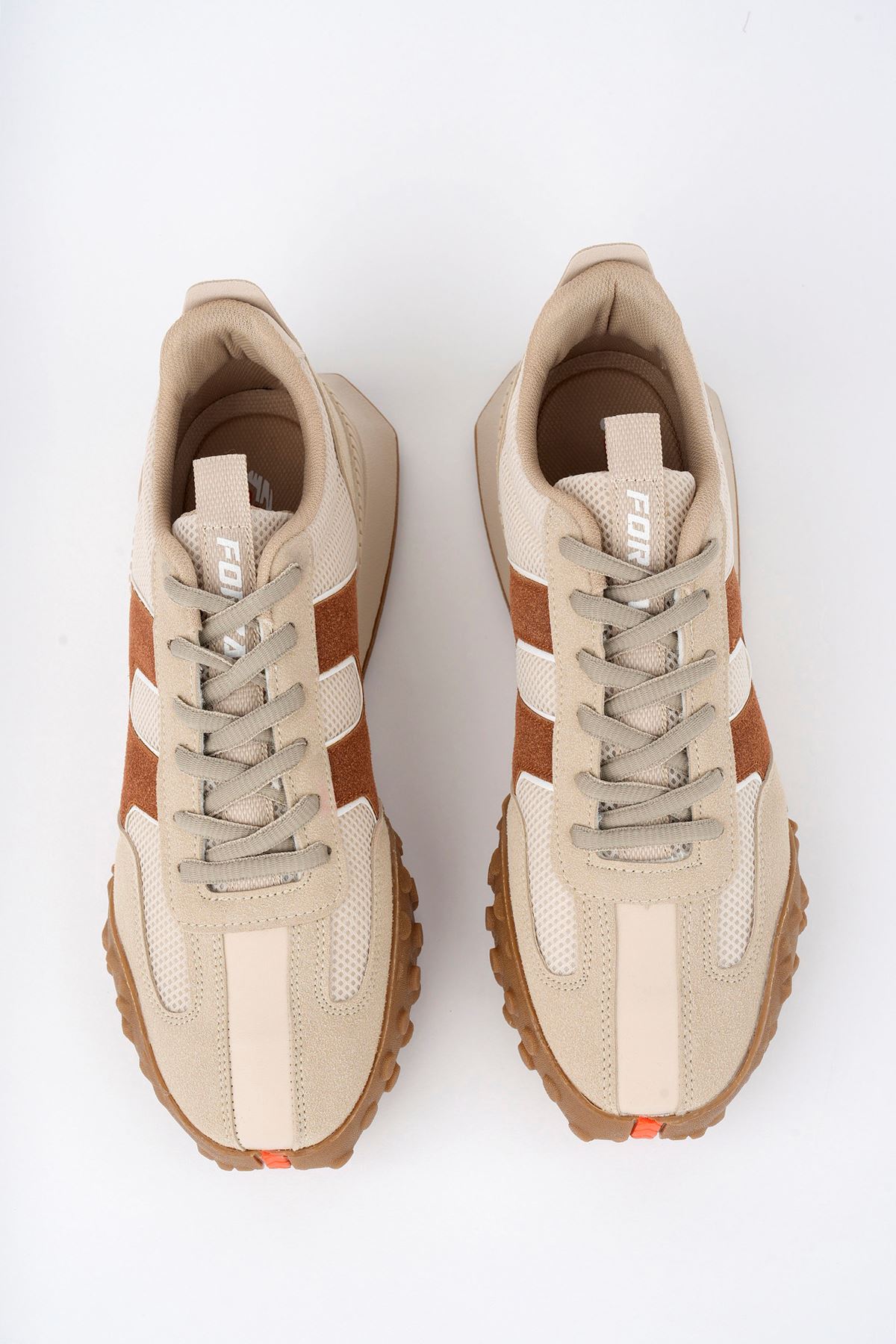 Freemax Unisex  Konforlu Outdoor Spor Ayakkabı 2356 Bej Taba